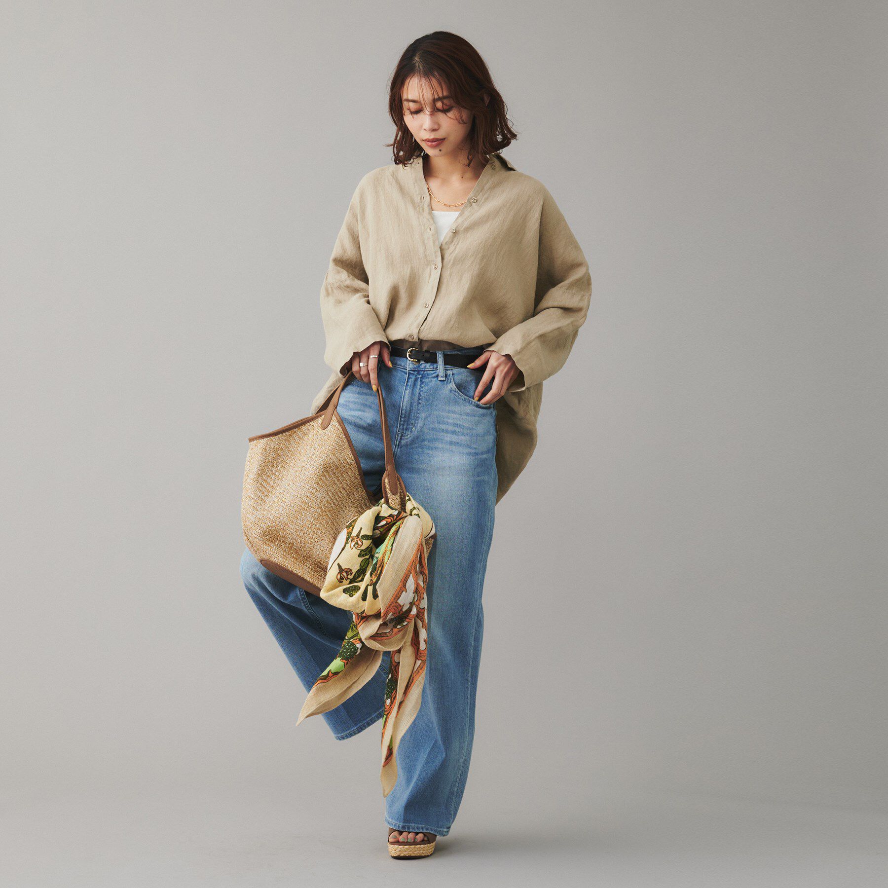 UNTITLED「【SAUTHS】リネンシャツ」|シャツ・ブラウス|