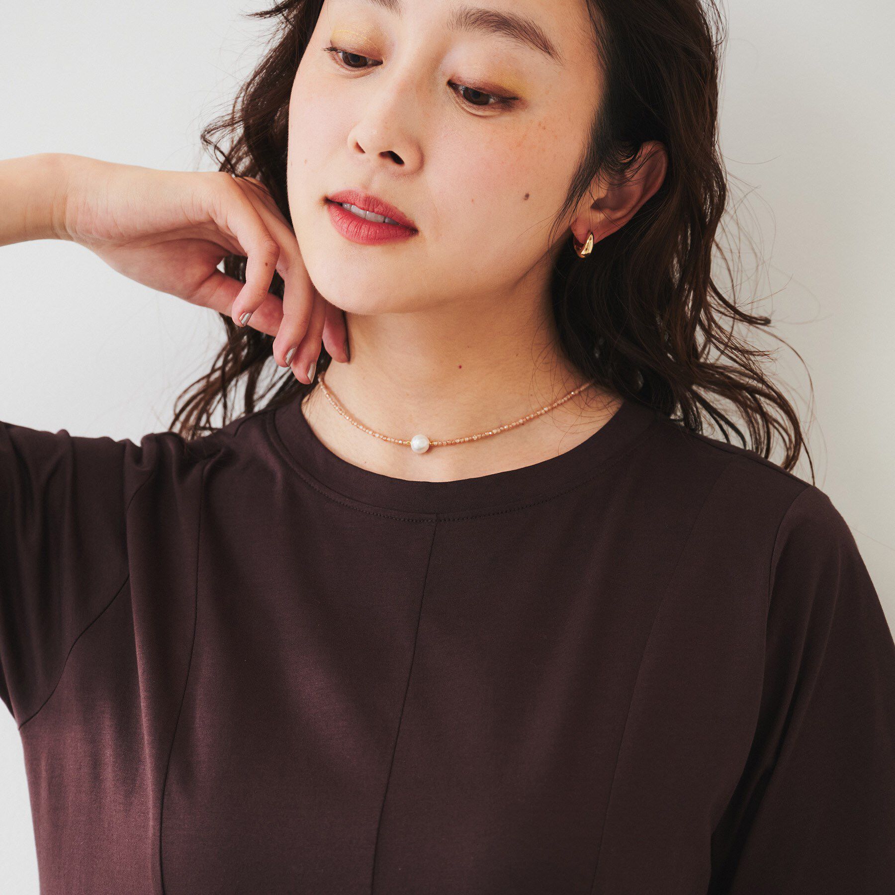 UNTITLED「シャイニービーズネックレス」|ネックレス|