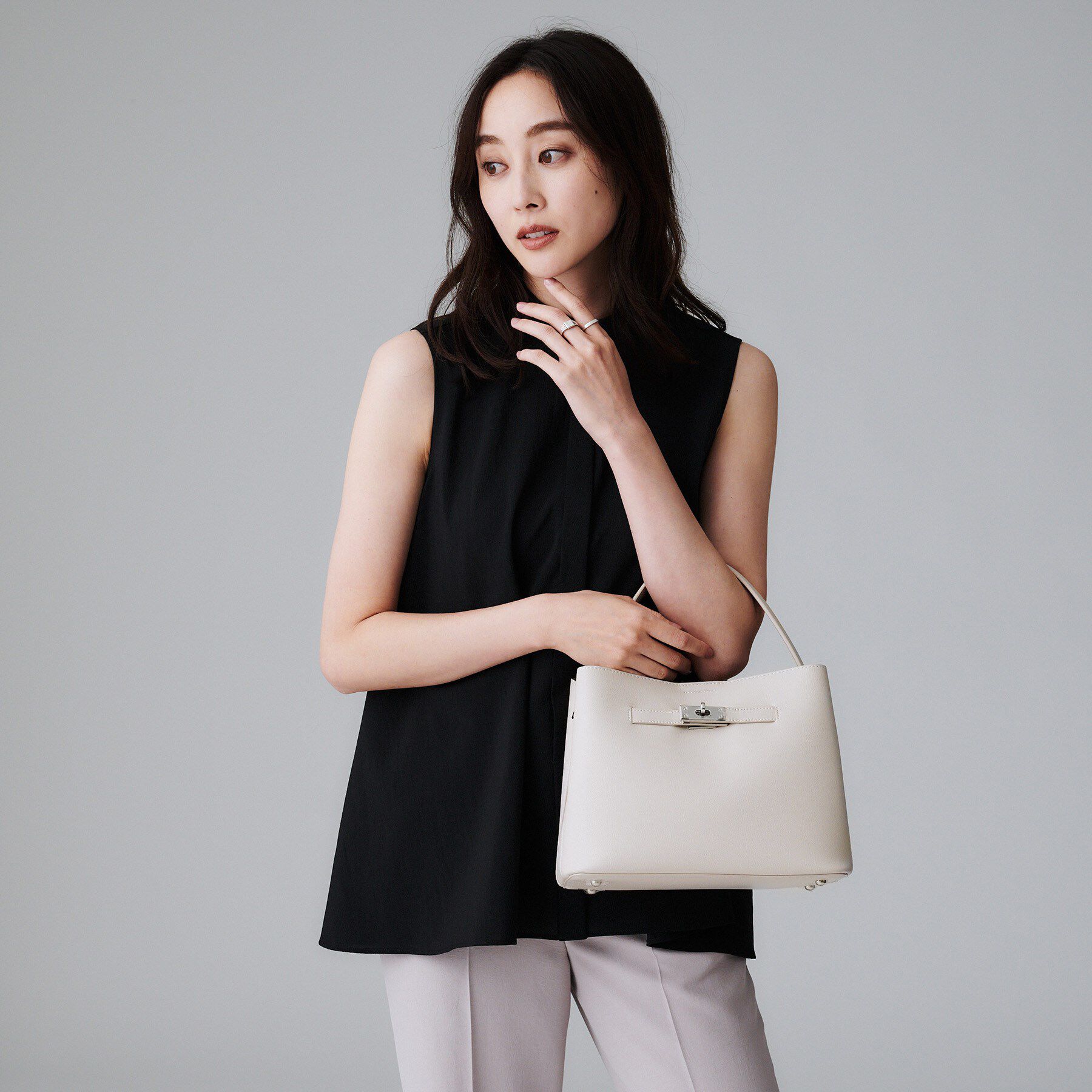 UNTITLED「【追加/新色】エアリーワンハンドルバッグ」|ハンドバッグ|