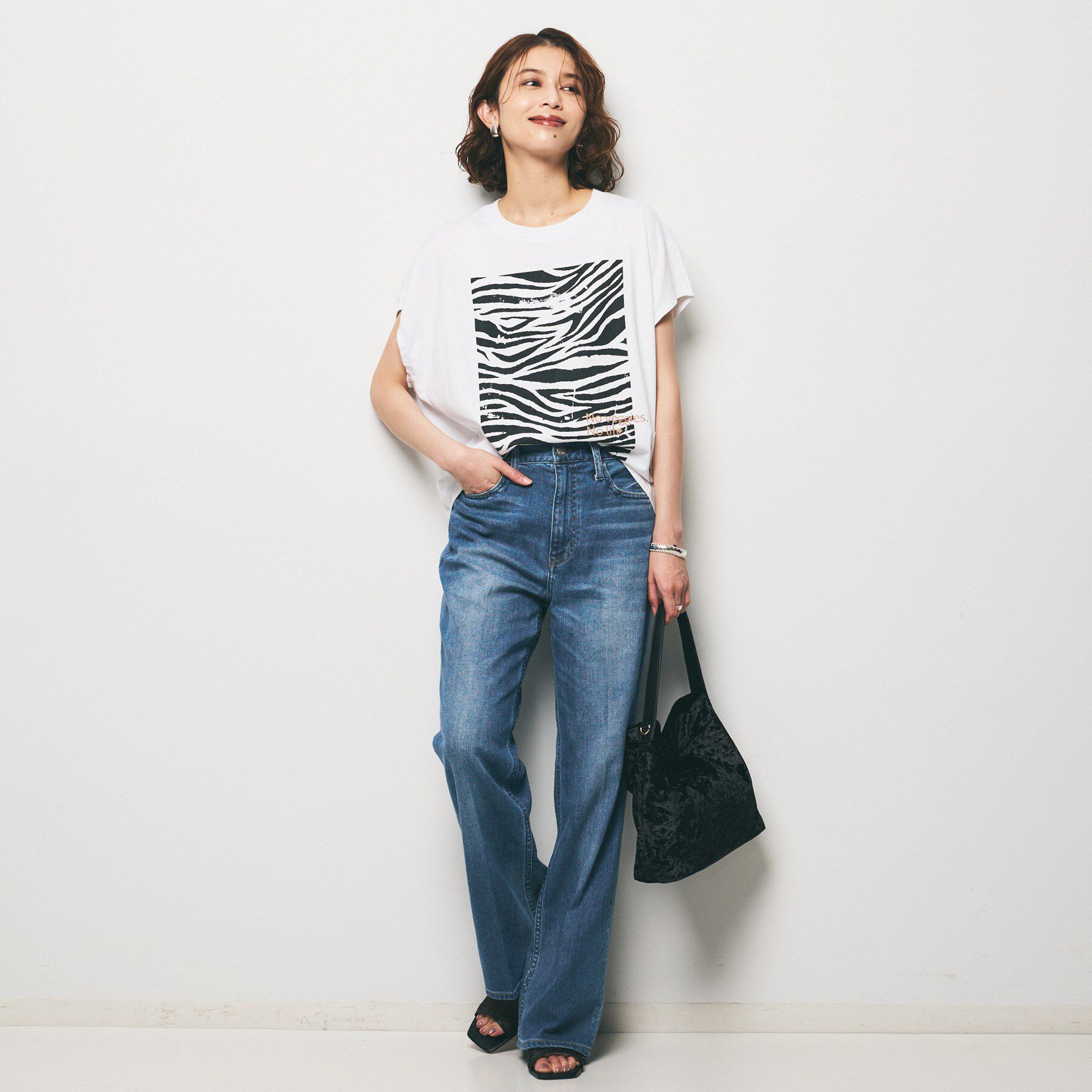 UNTITLED「【Munich】ゼブラプリントプルオーバー」|Tシャツ・カットソー|