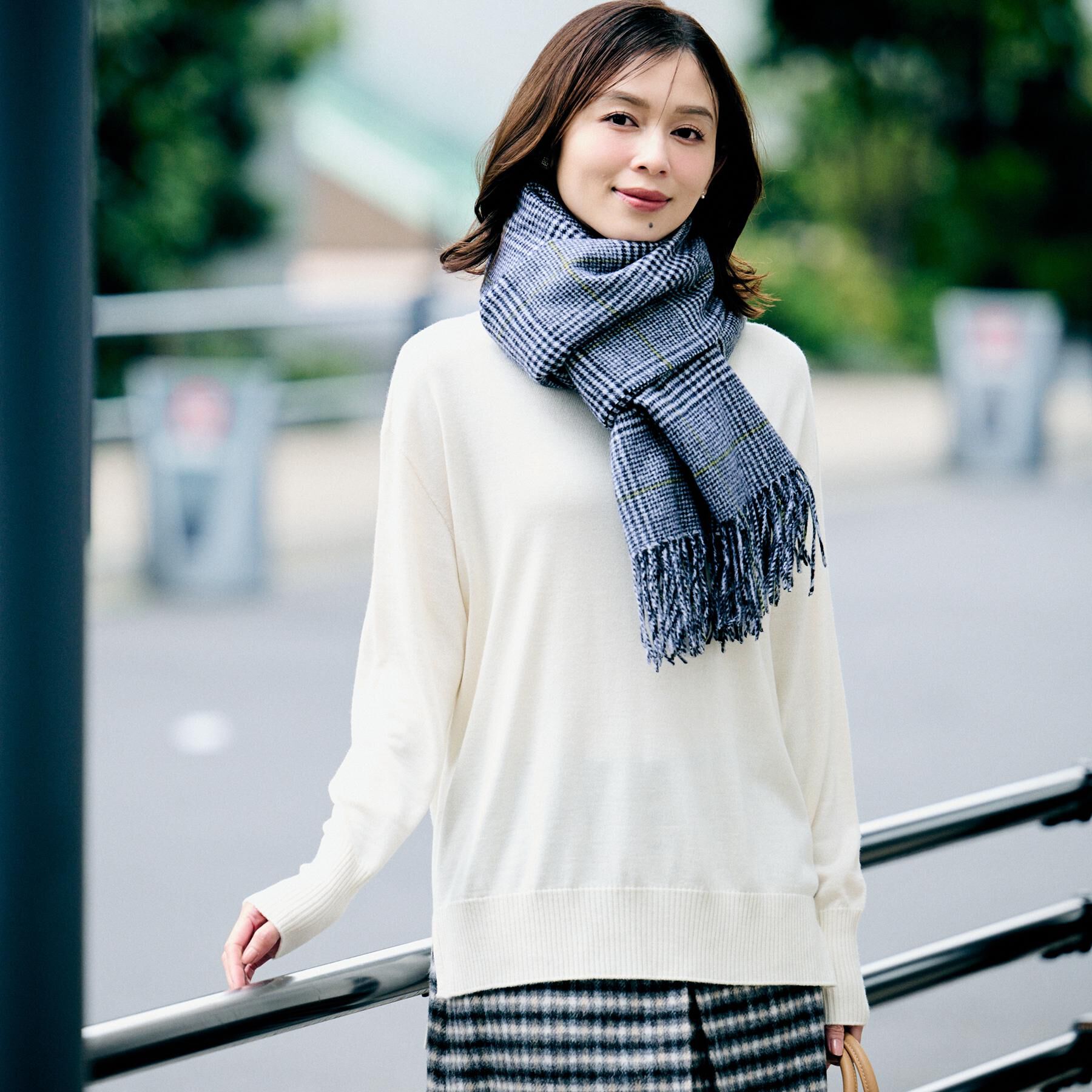 UNTITLED「【8色展開/体型カバー】魅せるタイムレスニット」|ニット・セーター|