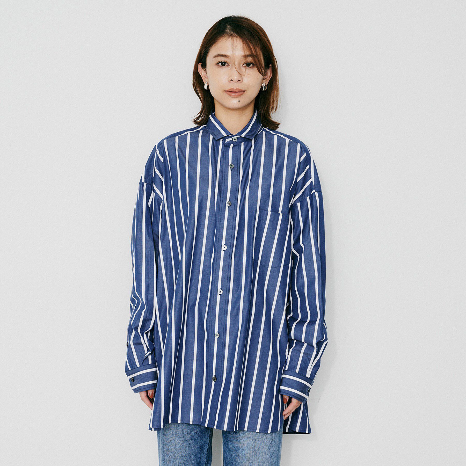 UNTITLED「【TICCA】スクエアビッグシャツ」|シャツ・ブラウス|