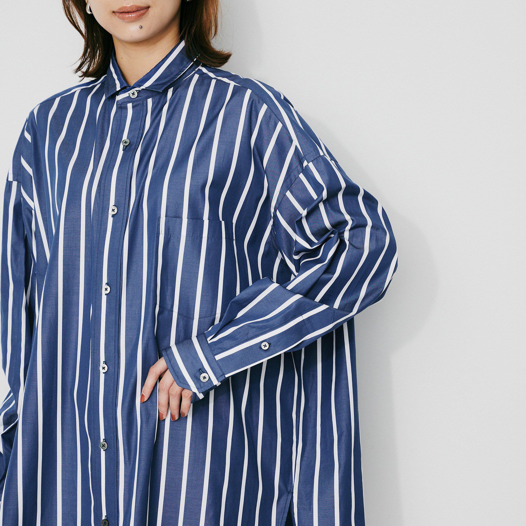 UNTITLED「【TICCA】スクエアビッグシャツ」|シャツ・ブラウス|