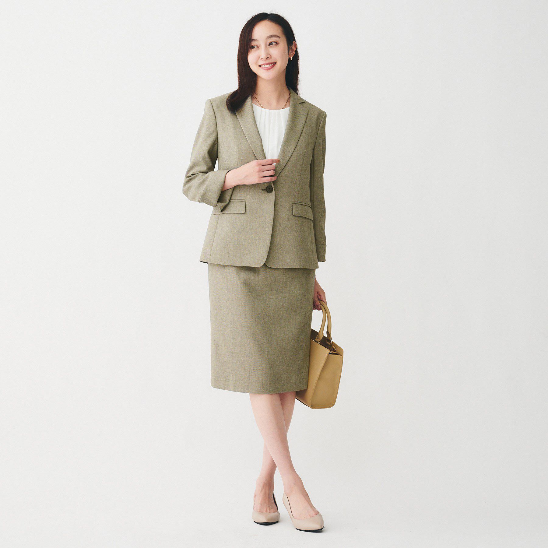 UNTITLED「【洗える/お仕事スーツ】ドライメランジ テーラードジャケット」|テーラードジャケット|