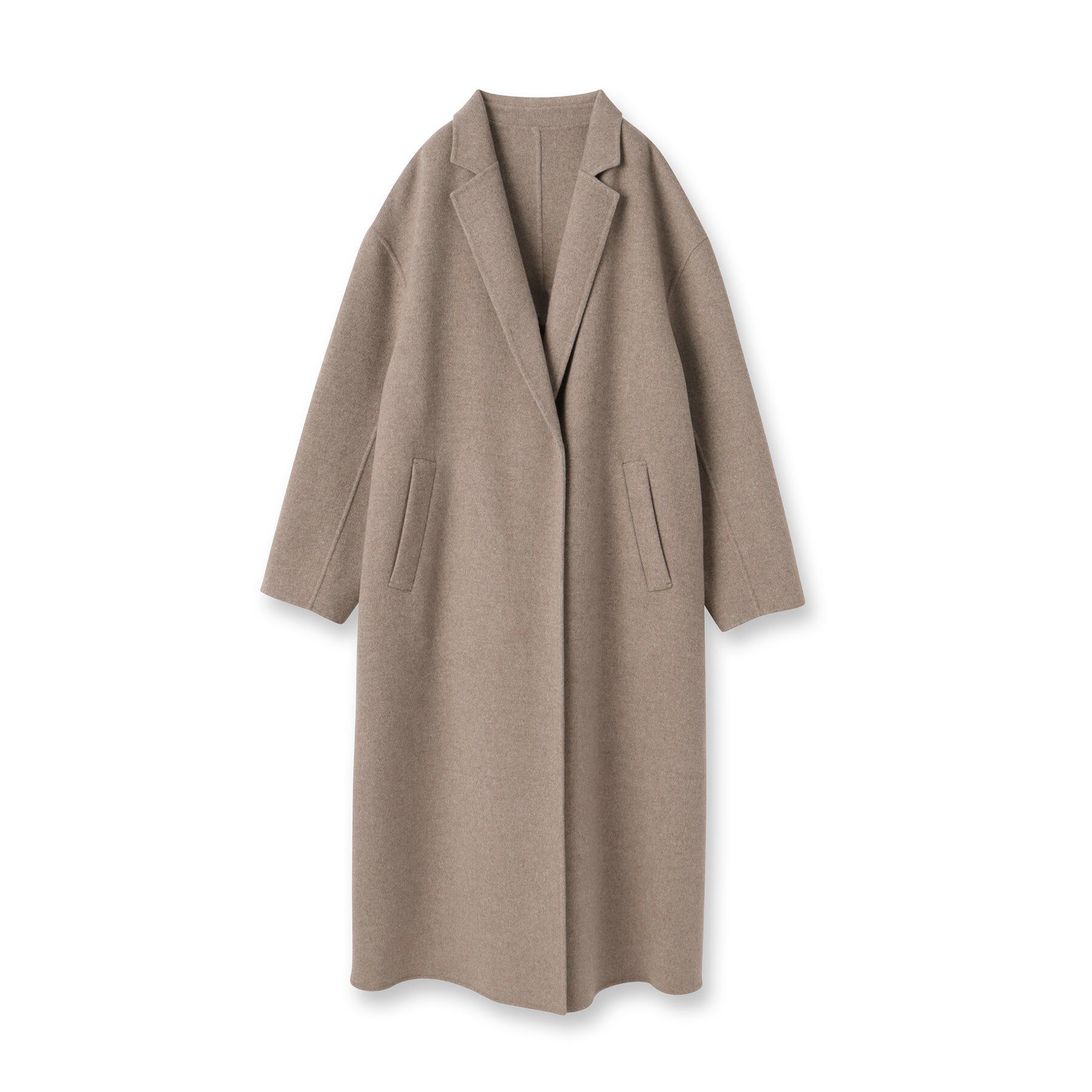 UNTITLED「【ロング丈/軽やか】テーラード　リバーコート」|チェスターコート|