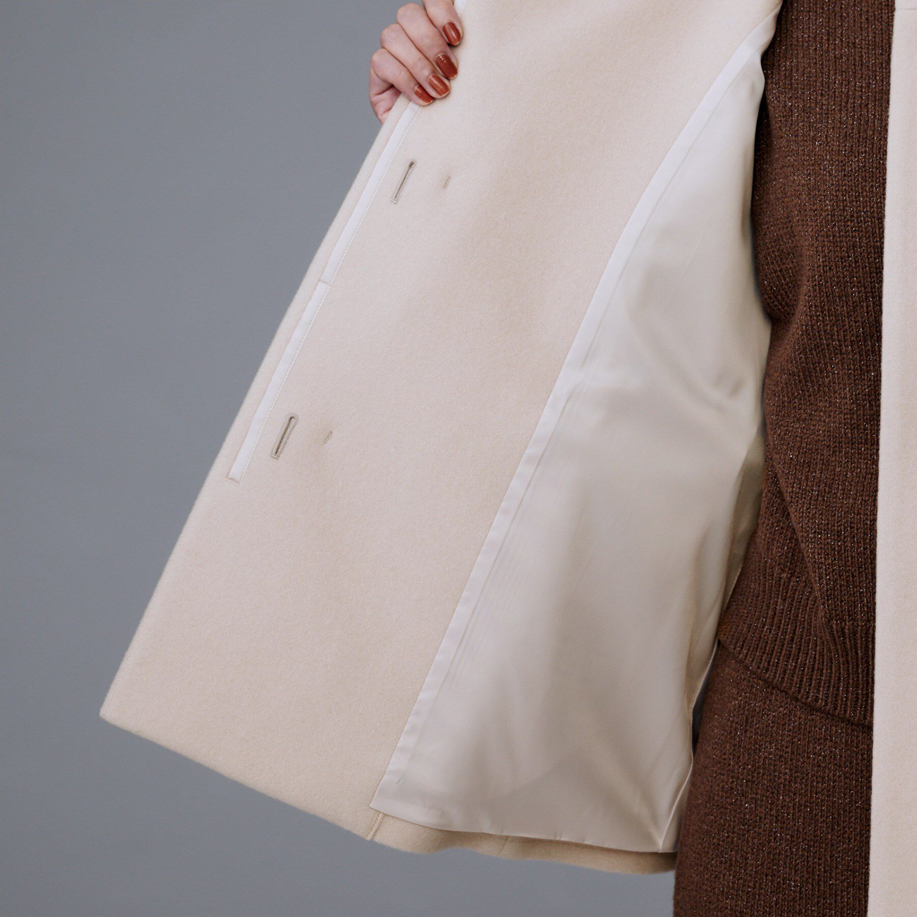 UNTITLED「【着回しが効く／オンオフアウター】ウールショートコート」|その他|