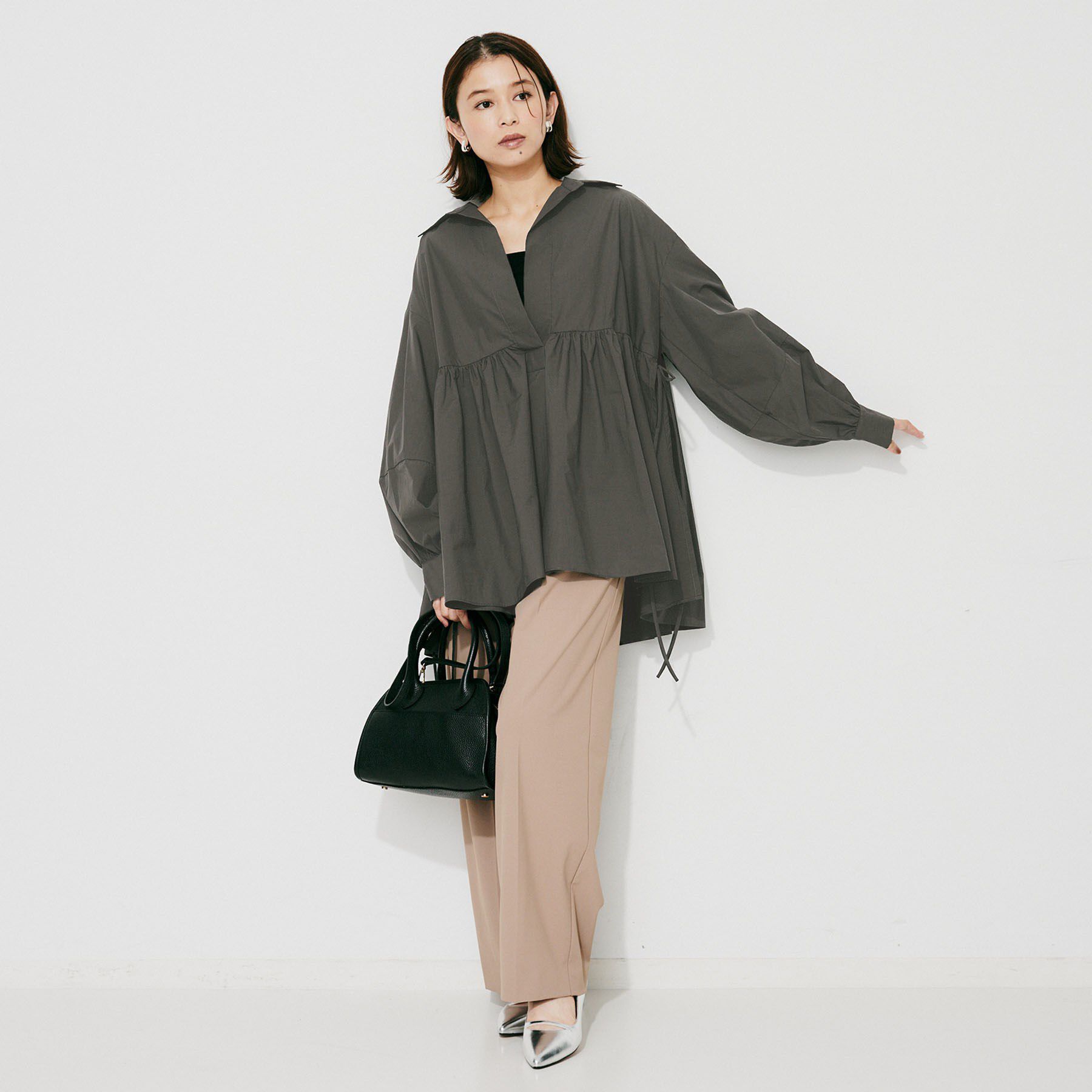 UNTITLED「【PROTAGPNISTA】FLAIR SHIRT」|シャツ・ブラウス|