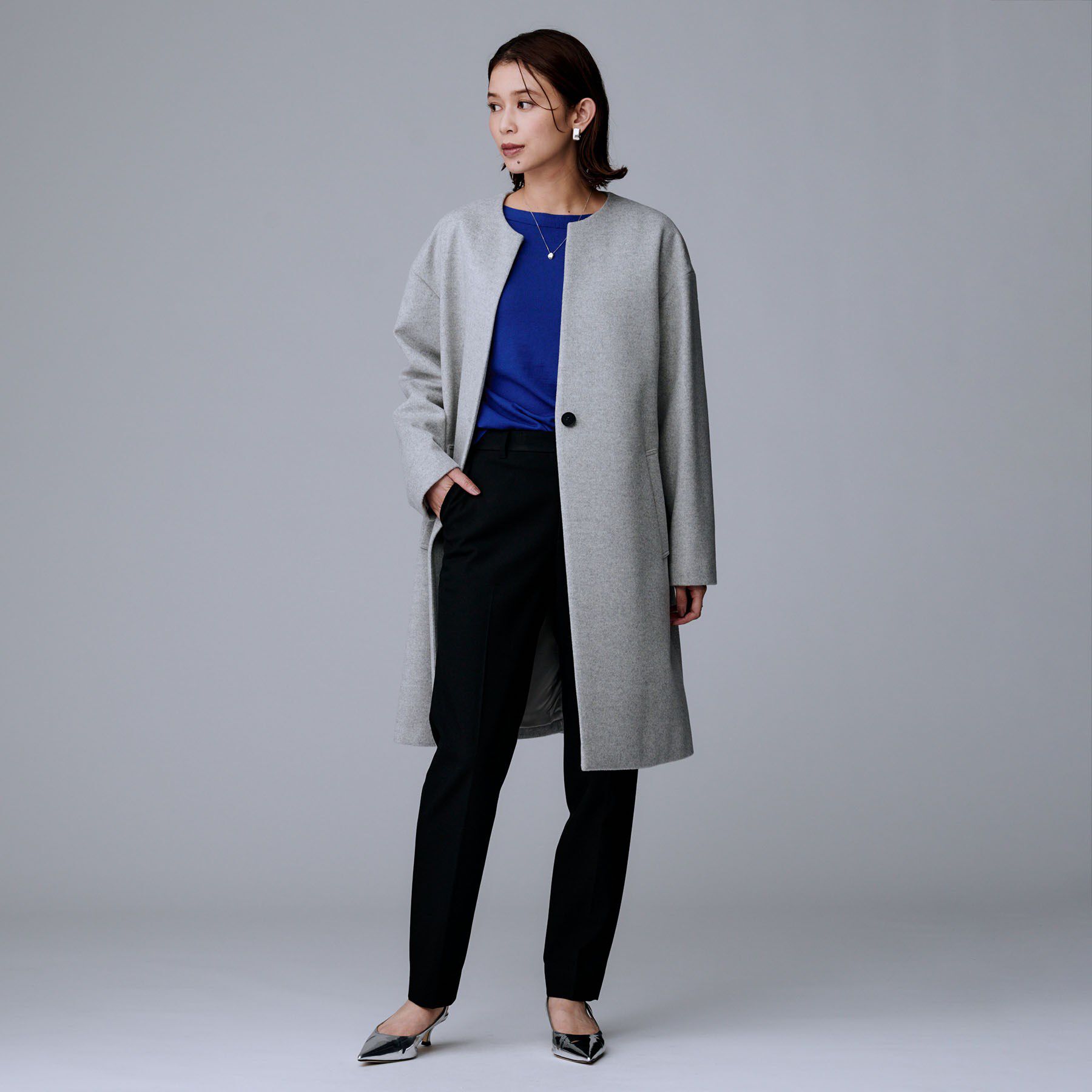 UNTITLED「【あったか素材/ストレッチ性】裏起毛テーパードパンツ」|その他|