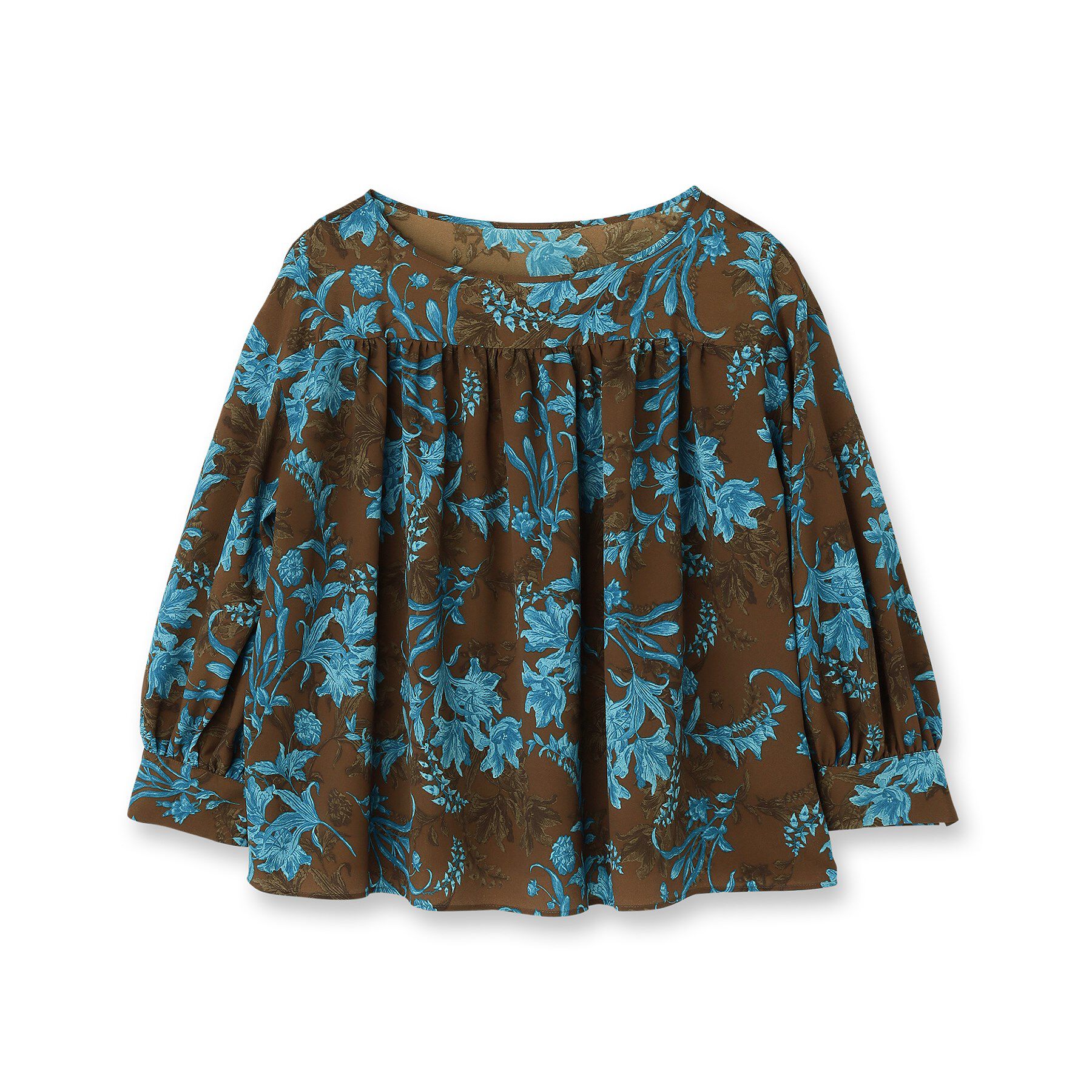 UNTITLED「【洗える/セットアップ可能】オーナメントフラワー ブラウス」|シャツ・ブラウス|