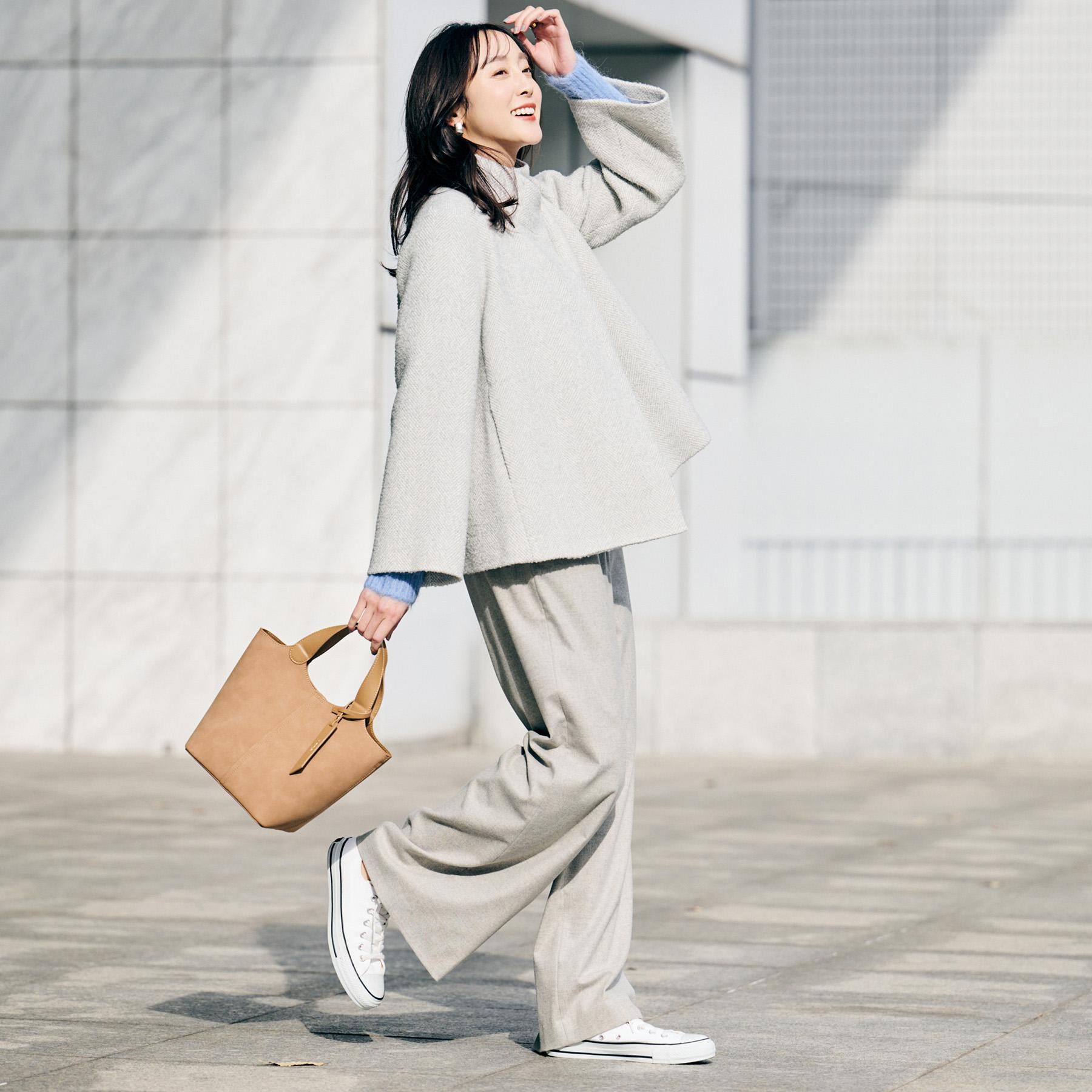 UNTITLED「【エレガント／ミディアウター】ミックスヘリンボンコート」|その他|