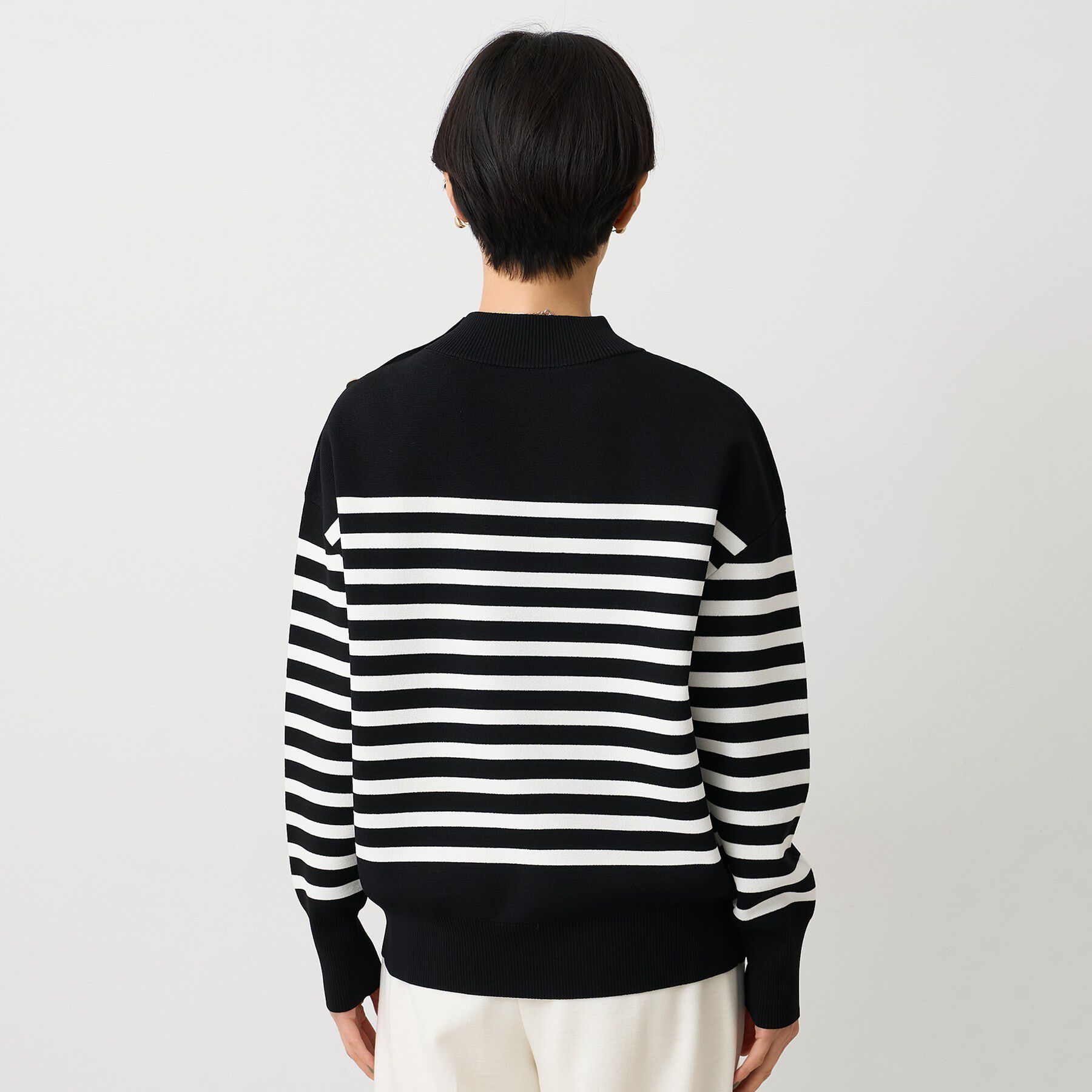 UNTITLED「【春先におすすめ/洗える】ミラノリブニット」|ニット・セーター|