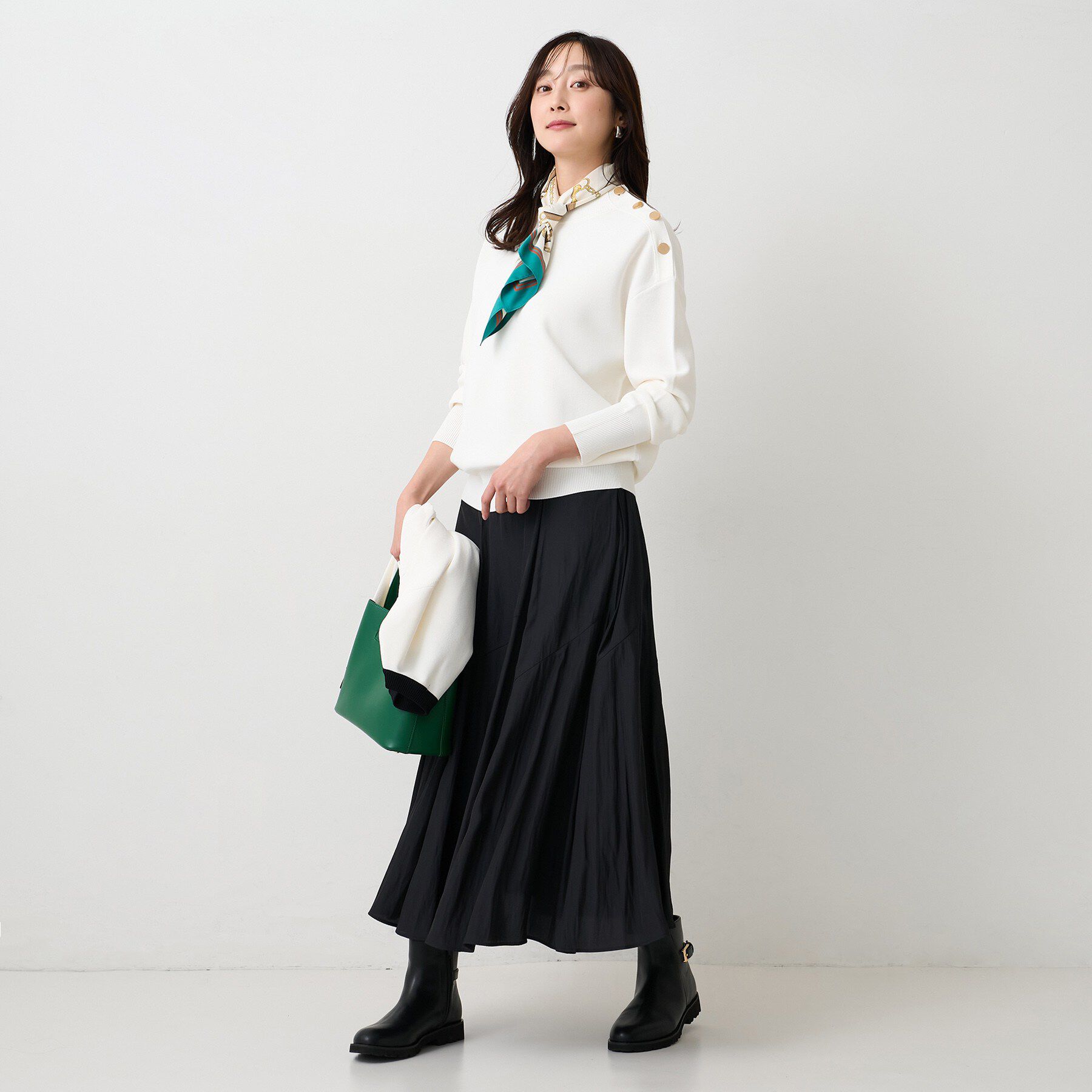 UNTITLED「【春先におすすめ/洗える】ミラノリブニット」|ニット・セーター|