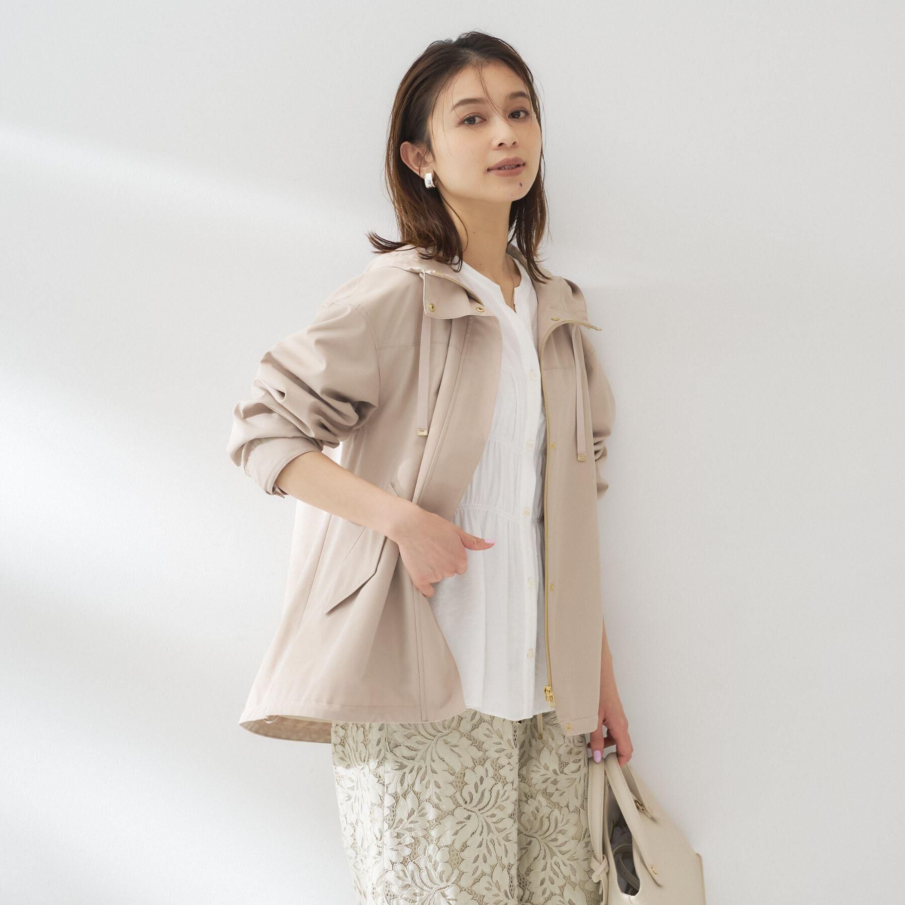 UNTITLED「【洗える/はっ水】リラクシーマウンテンパーカー」|ブルゾン・スタジャン|ベージュ(052)