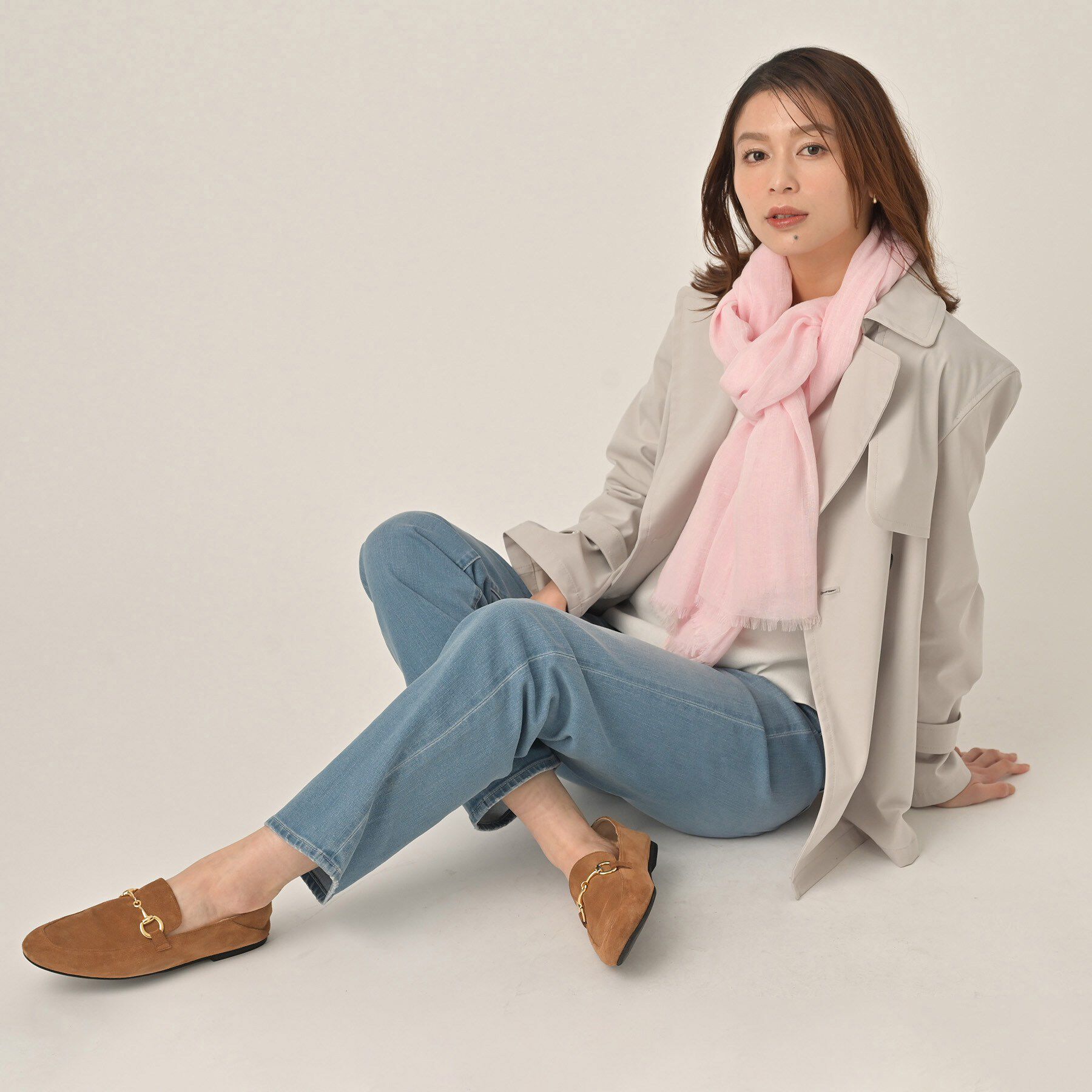 UNTITLED「コットンリネンストール」|ストール|