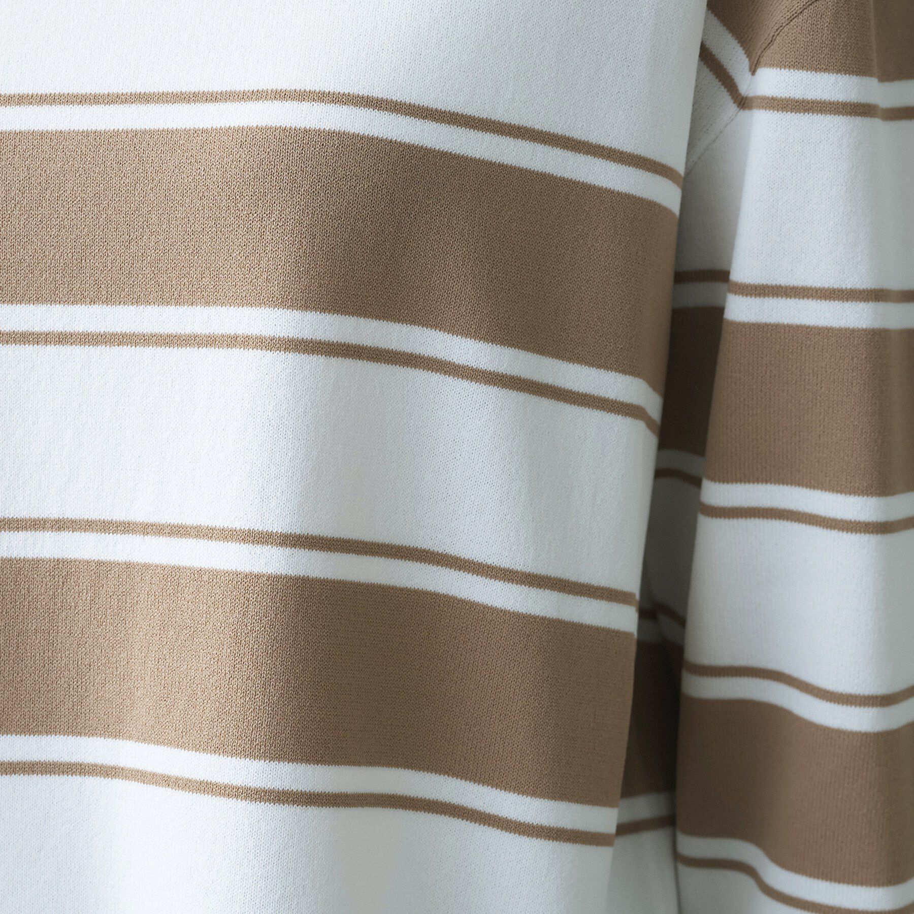 UNTITLED「ボーダーボートネックニット」|ニット・セーター|