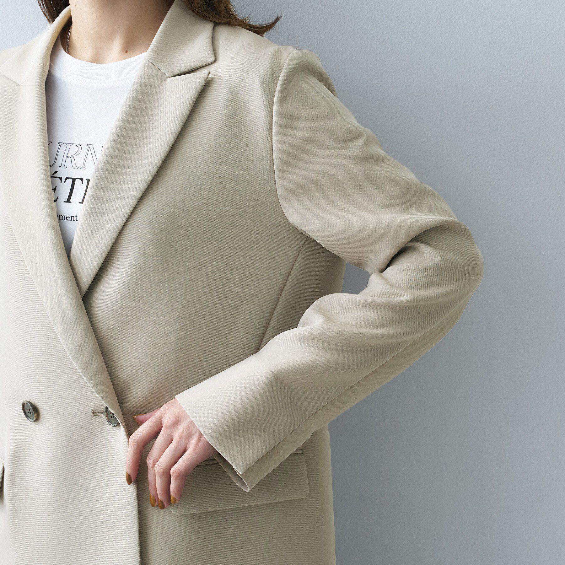 UNTITLED「ダブルブレストジャケット」|テーラードジャケット|