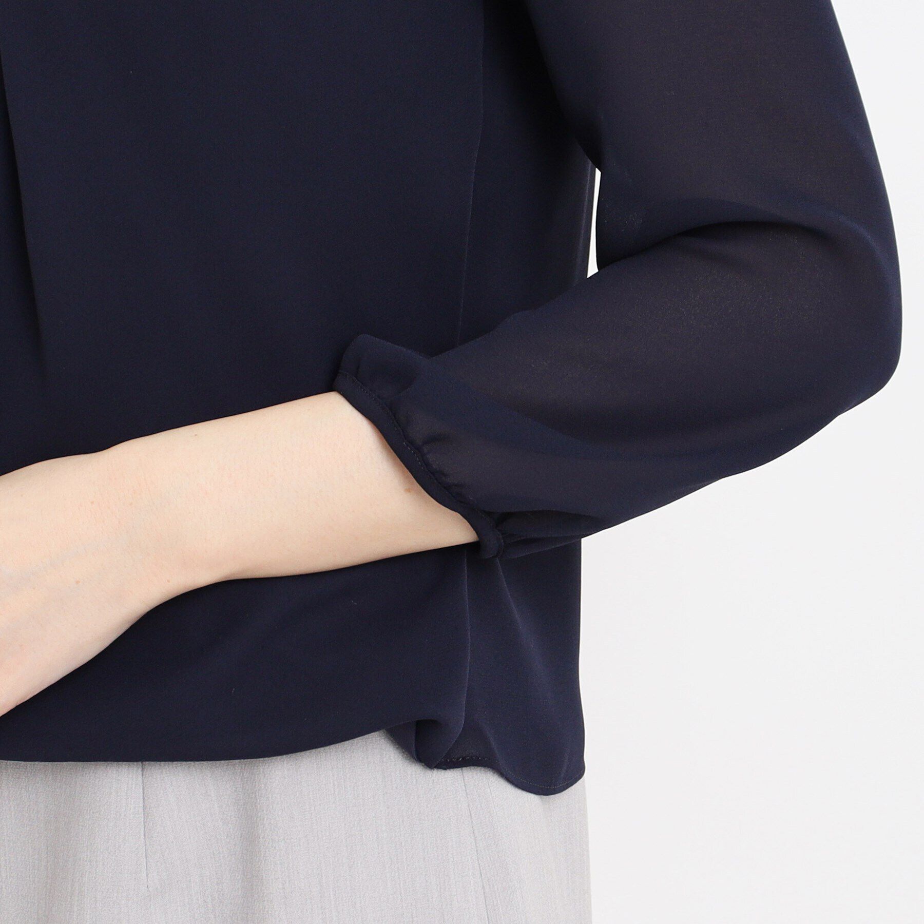 COUP DE CHANCE「【洗える／日本製／通勤】タックブラウス」|シャツ・ブラウス|