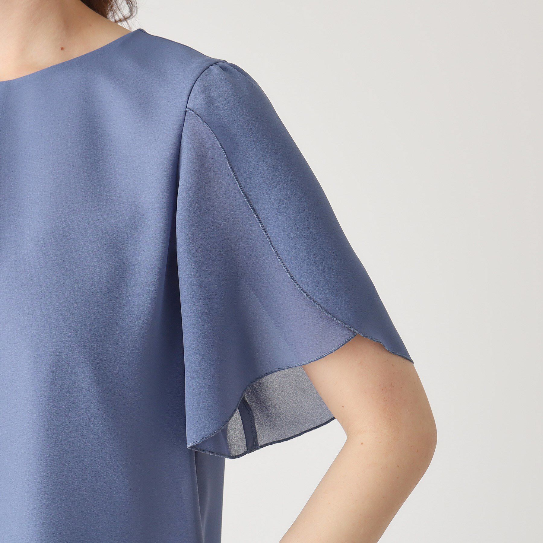 COUP DE CHANCE「【洗える／日本製】チューリップ袖ブラウス」|シャツ・ブラウス|