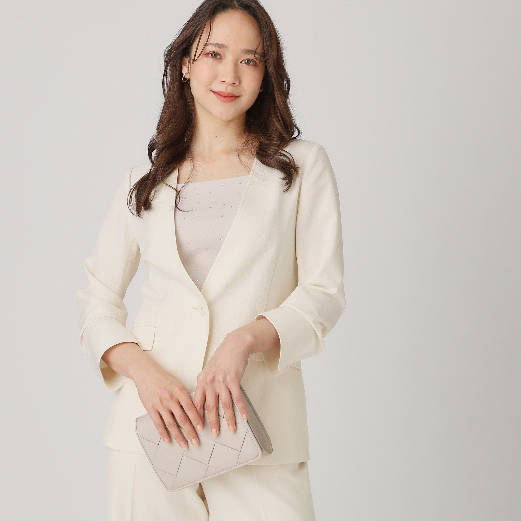 COUP DE CHANCE「【洗える／日本製】ノーカラージャケット」|ノーカラージャケット|