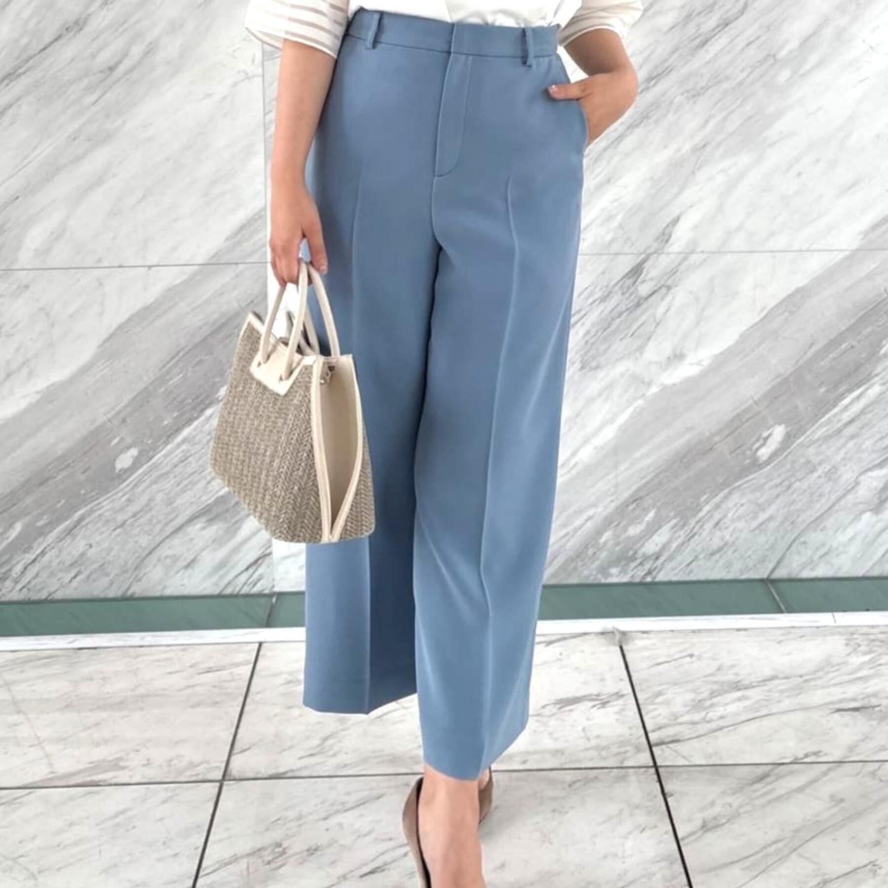 COUP DE CHANCE「【洗える／日本製】センタープレス入ワイドパンツ」|その他|