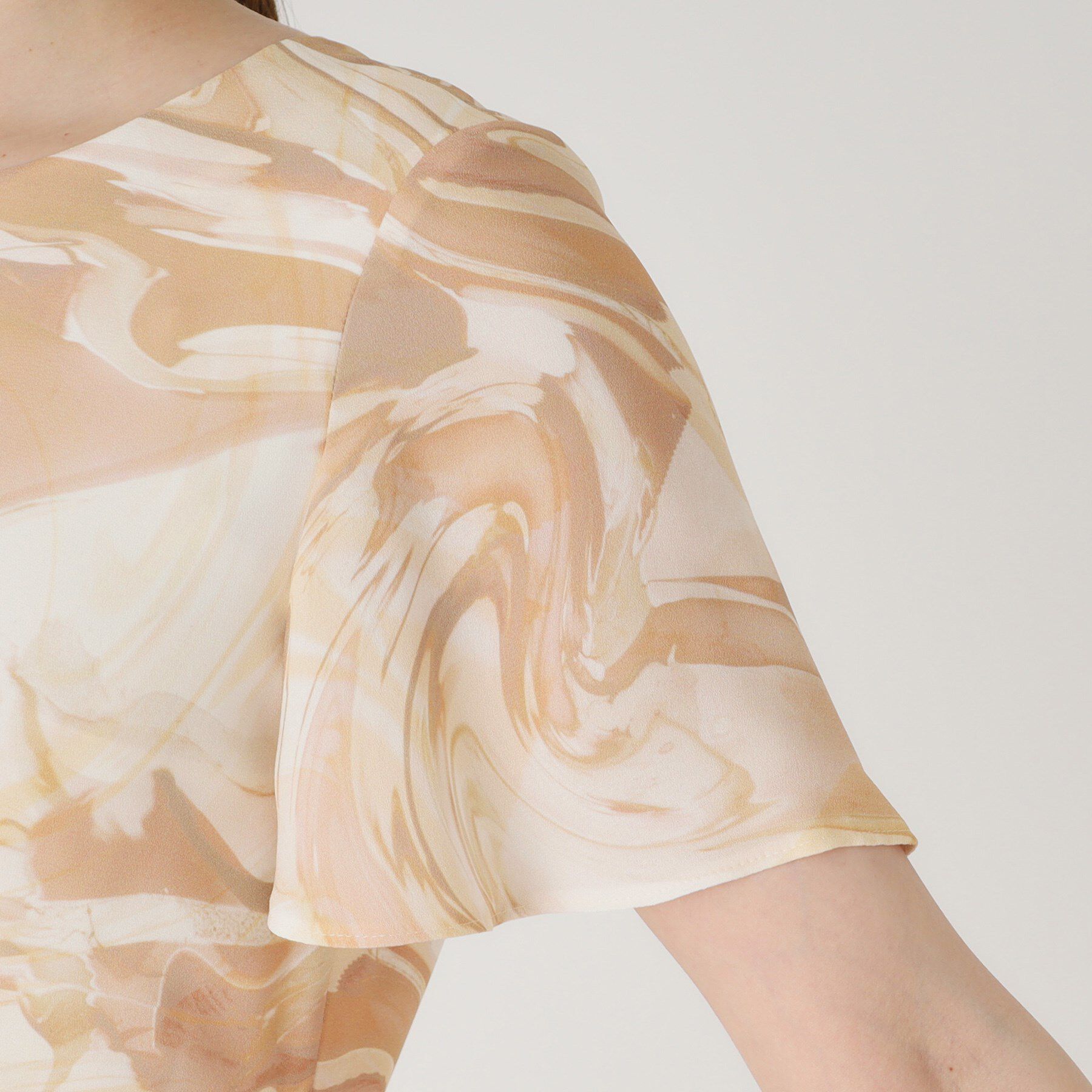 COUP DE CHANCE「【洗える／日本製】柄ワンピース」|ワンピース|