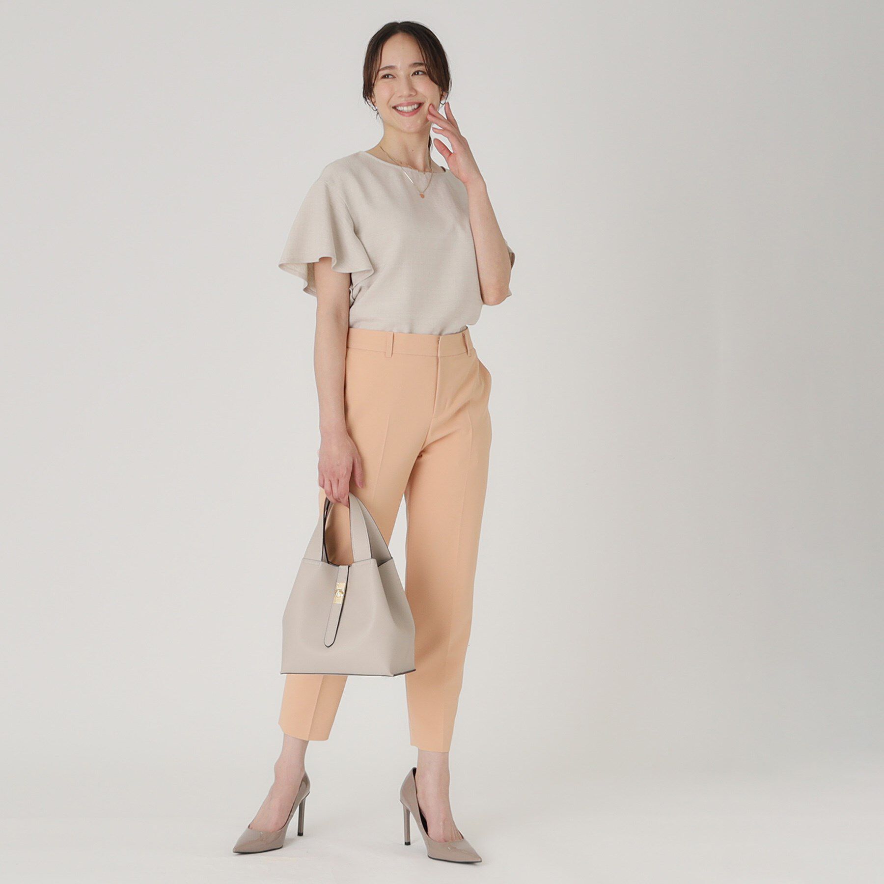 COUP DE CHANCE「【洗える】フレアー袖ブラウス」|シャツ・ブラウス|