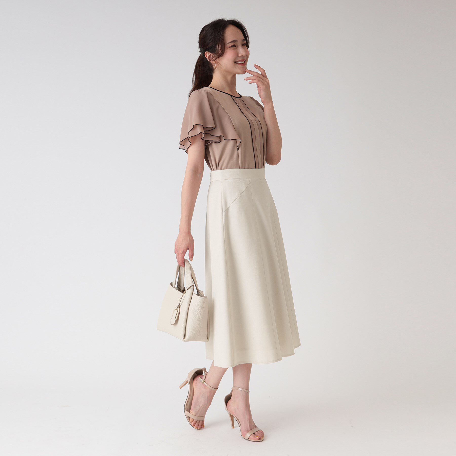 COUP DE CHANCE「【洗える／日本製】フレアスカート」|スカート|