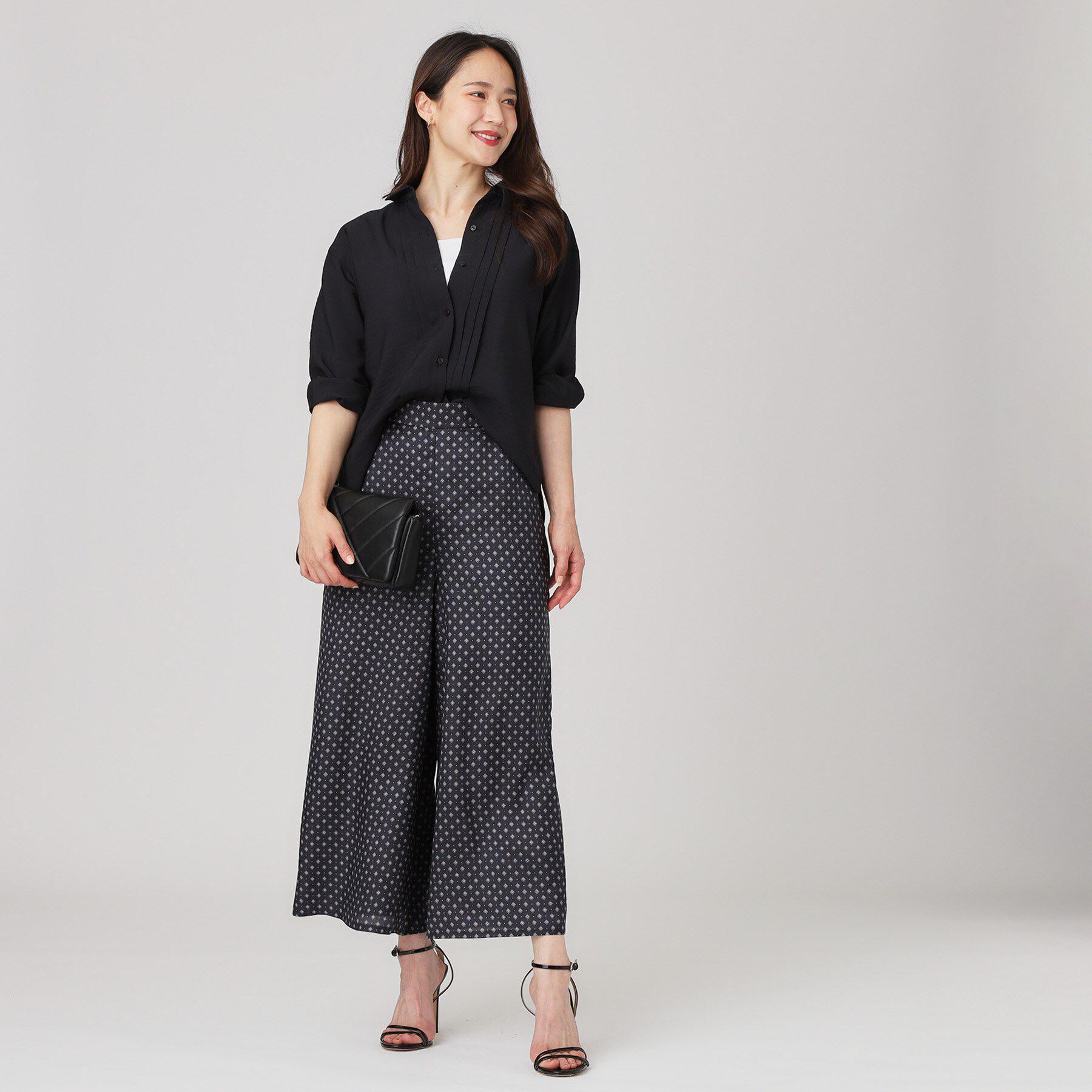 COUP DE CHANCE「【手洗い可】タックデザインブラウス」|シャツ・ブラウス|