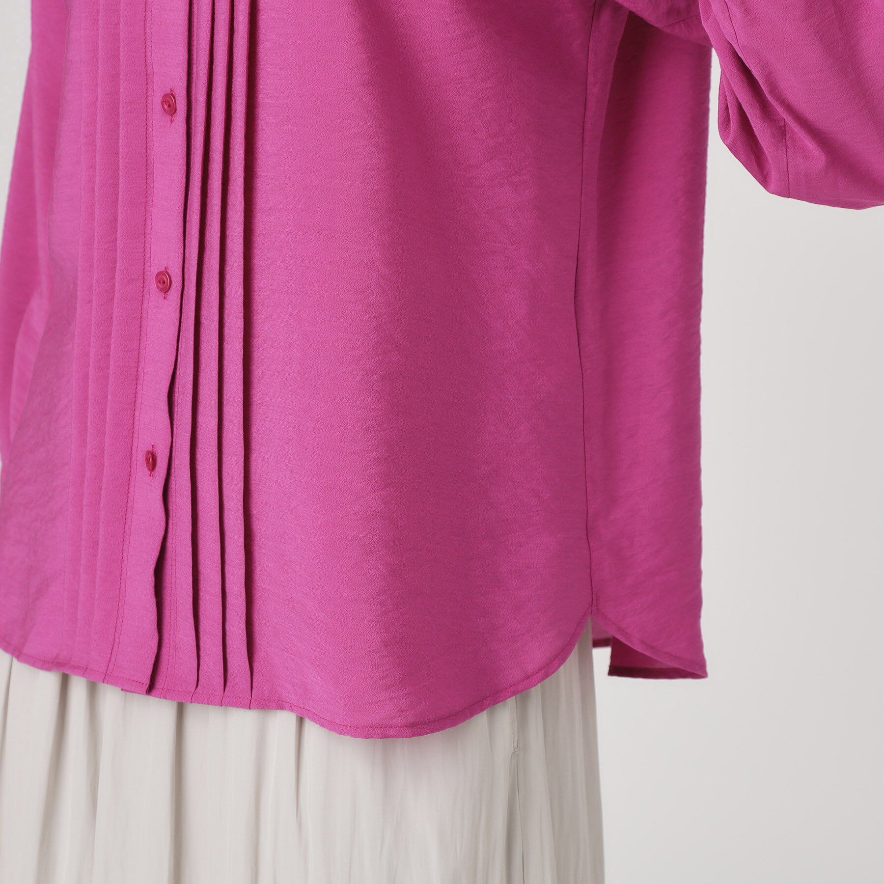 COUP DE CHANCE「【手洗い可】タックデザインブラウス」|シャツ・ブラウス|