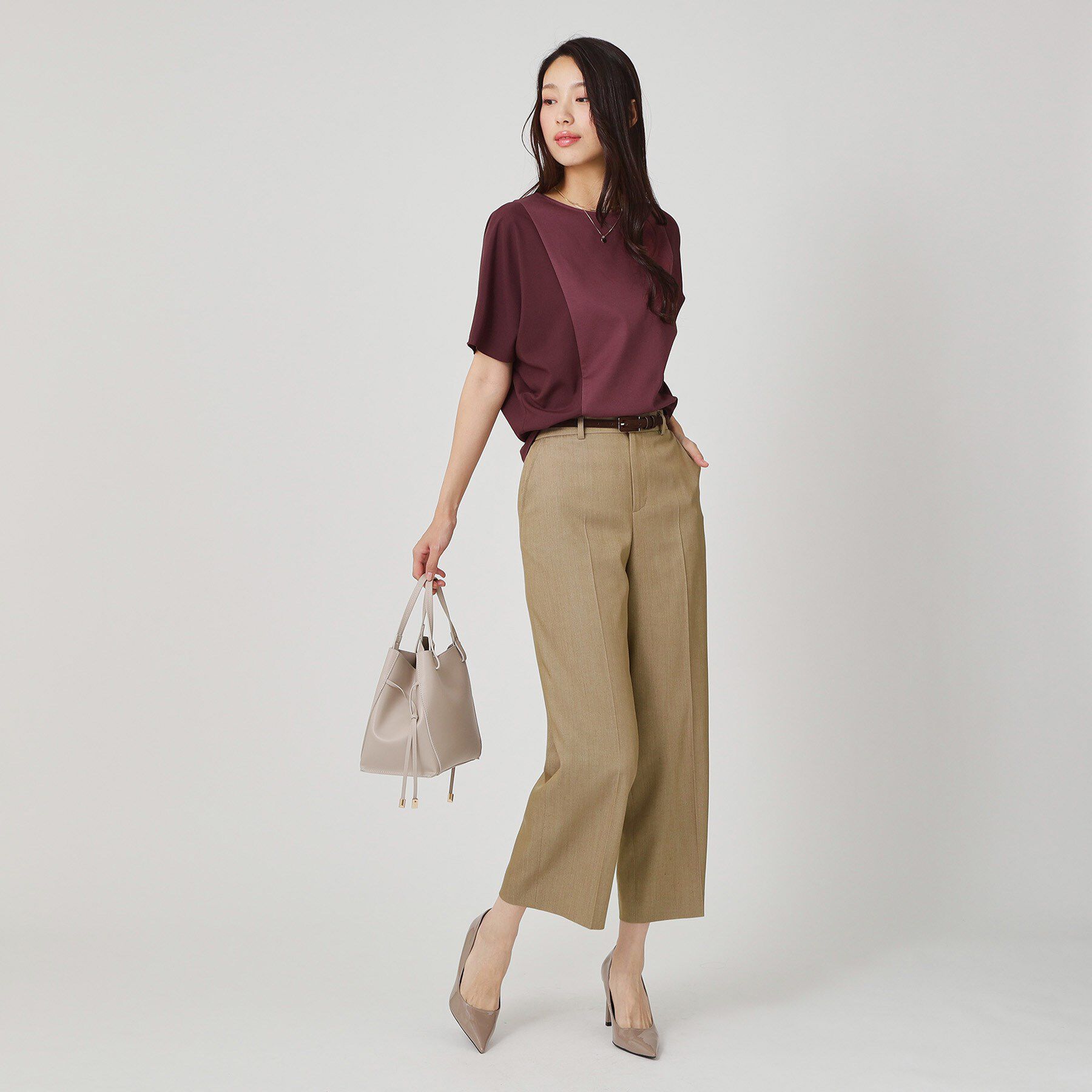 COUP DE CHANCE「【手洗い可／日本製】きれいめデニム風パンツ」|その他|