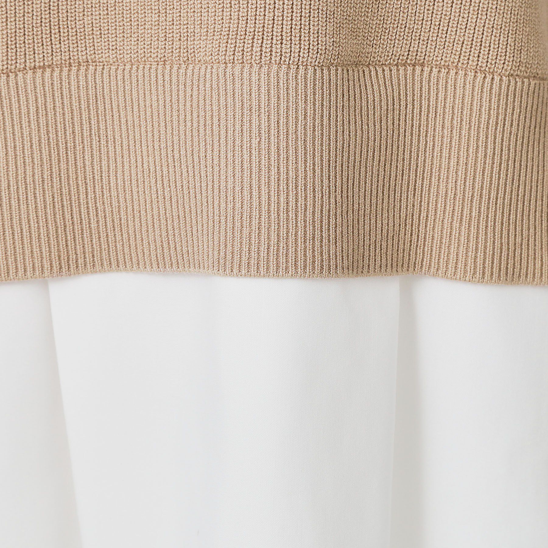 COUP DE CHANCE「【手洗い可】重ね着風ニットトップス」|ニット・セーター|