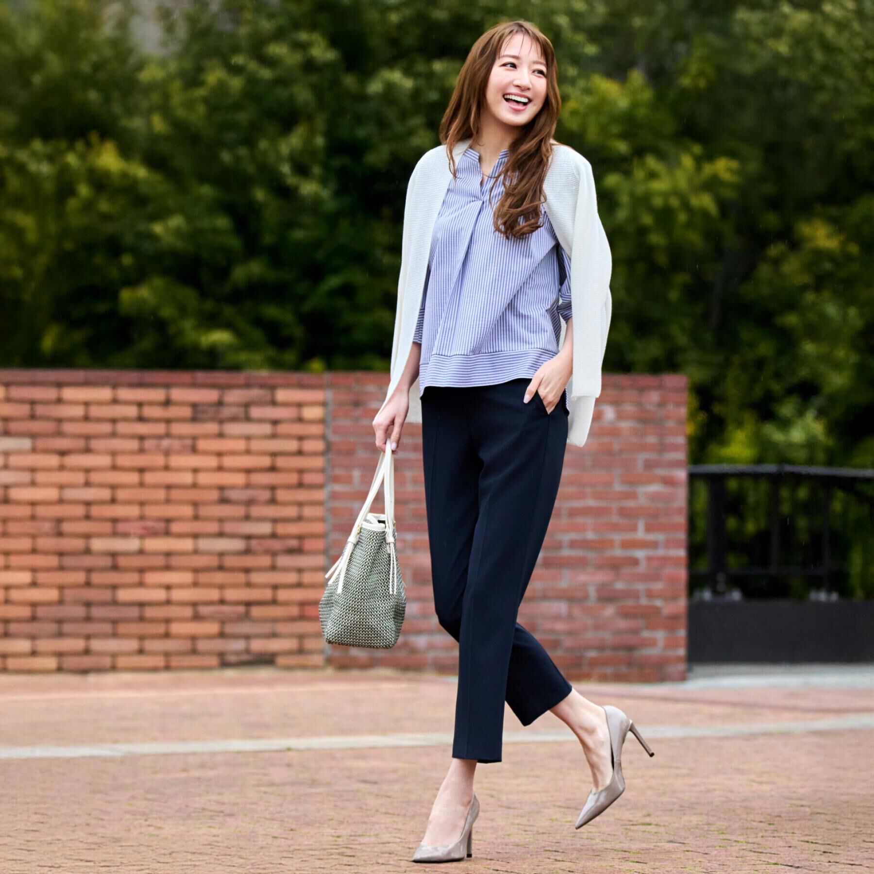 COUP DE CHANCE「【手洗い可／日本製／スーツ可】センタープレステーパードパンツ」|その他|