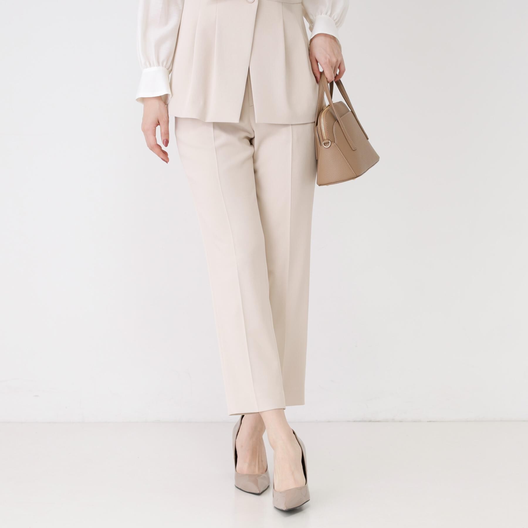 COUP DE CHANCE「【手洗い可／日本製／スーツ可】センタープレステーパードパンツ」|その他|