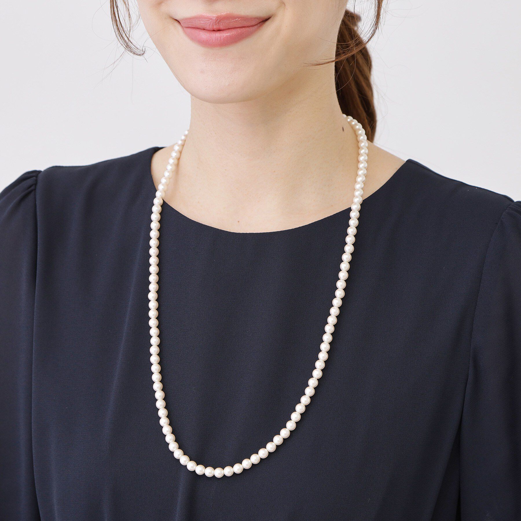 COUP DE CHANCE「【2way/セレモニー/パーティー】ツインフェイクパール」|ネックレス|