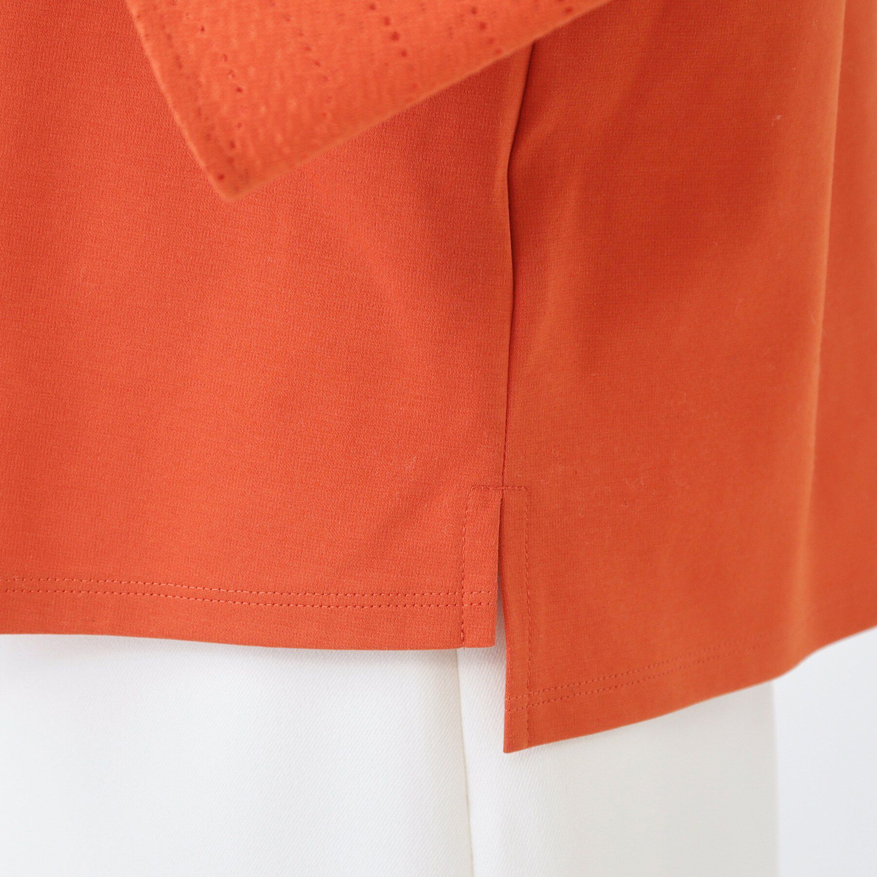 COUP DE CHANCE「【手洗い可／日本製】レース袖カットソー」|Tシャツ・カットソー|