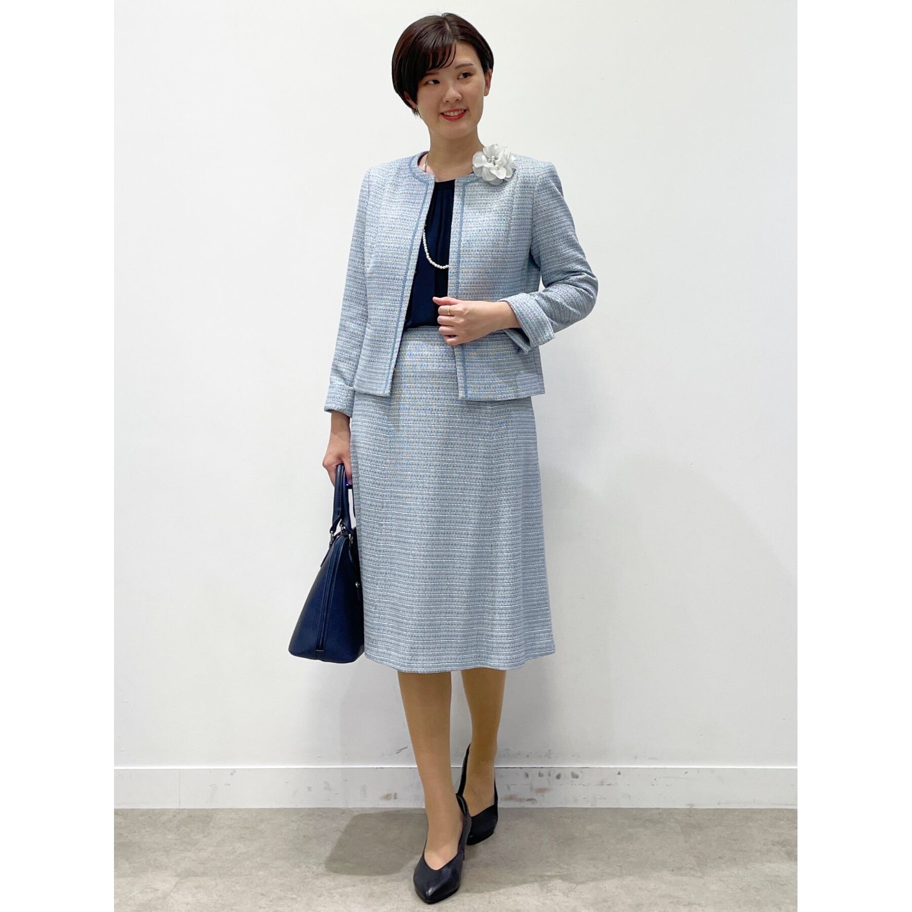 Reflect「【マシンウォッシュ可】ピンタックブラウス」|シャツ・ブラウス|