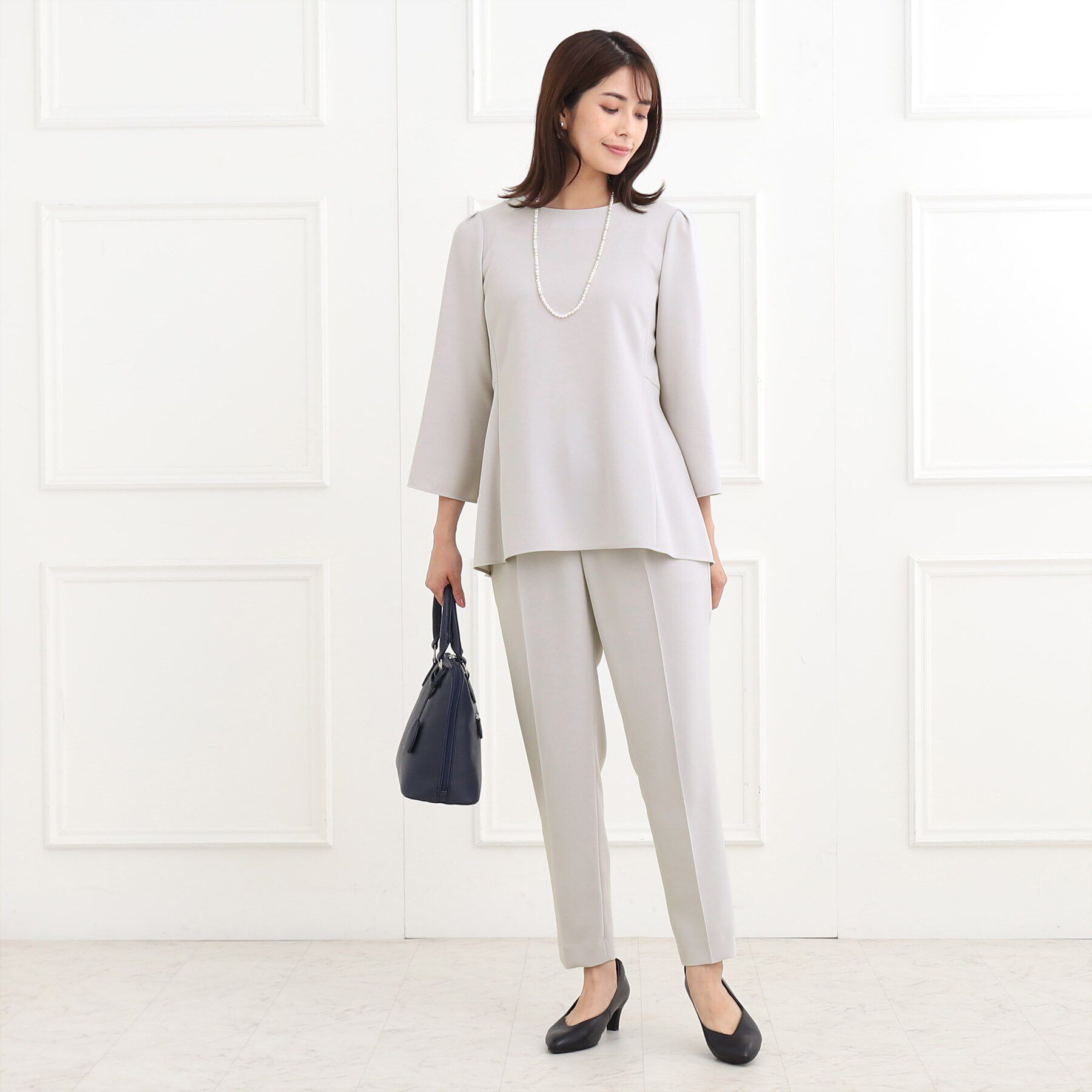 Reflect「【フォーマル/洗える/セットアップ可】テーパードパンツ」|その他|