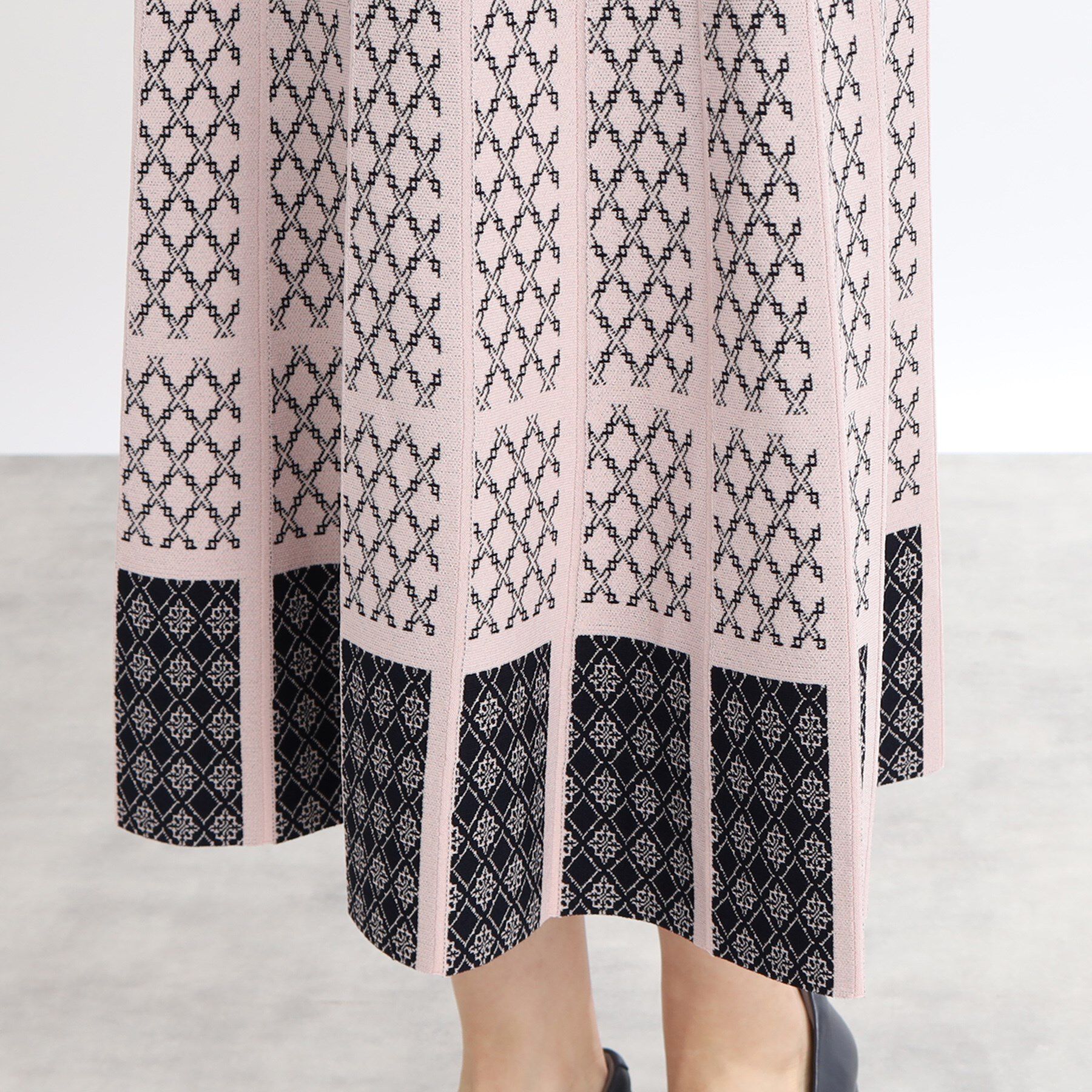 Reflect「【WEB限定カラーあり／ウエスト紐調節／セットアップ可】ジャカードスカート」|スカート|