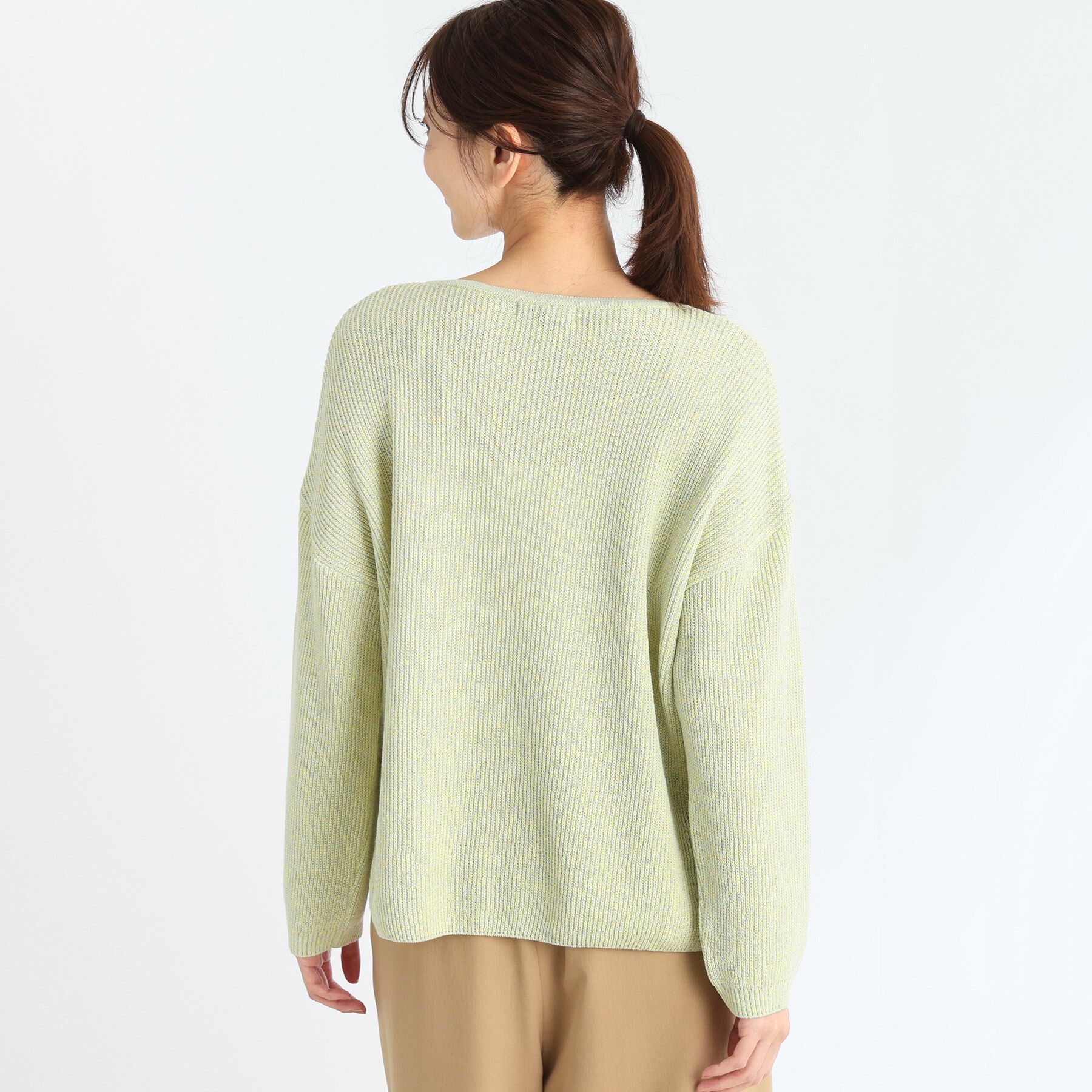 Reflect「【夏SALE】クルーネックミックスカラーニット」|ニット・セーター|