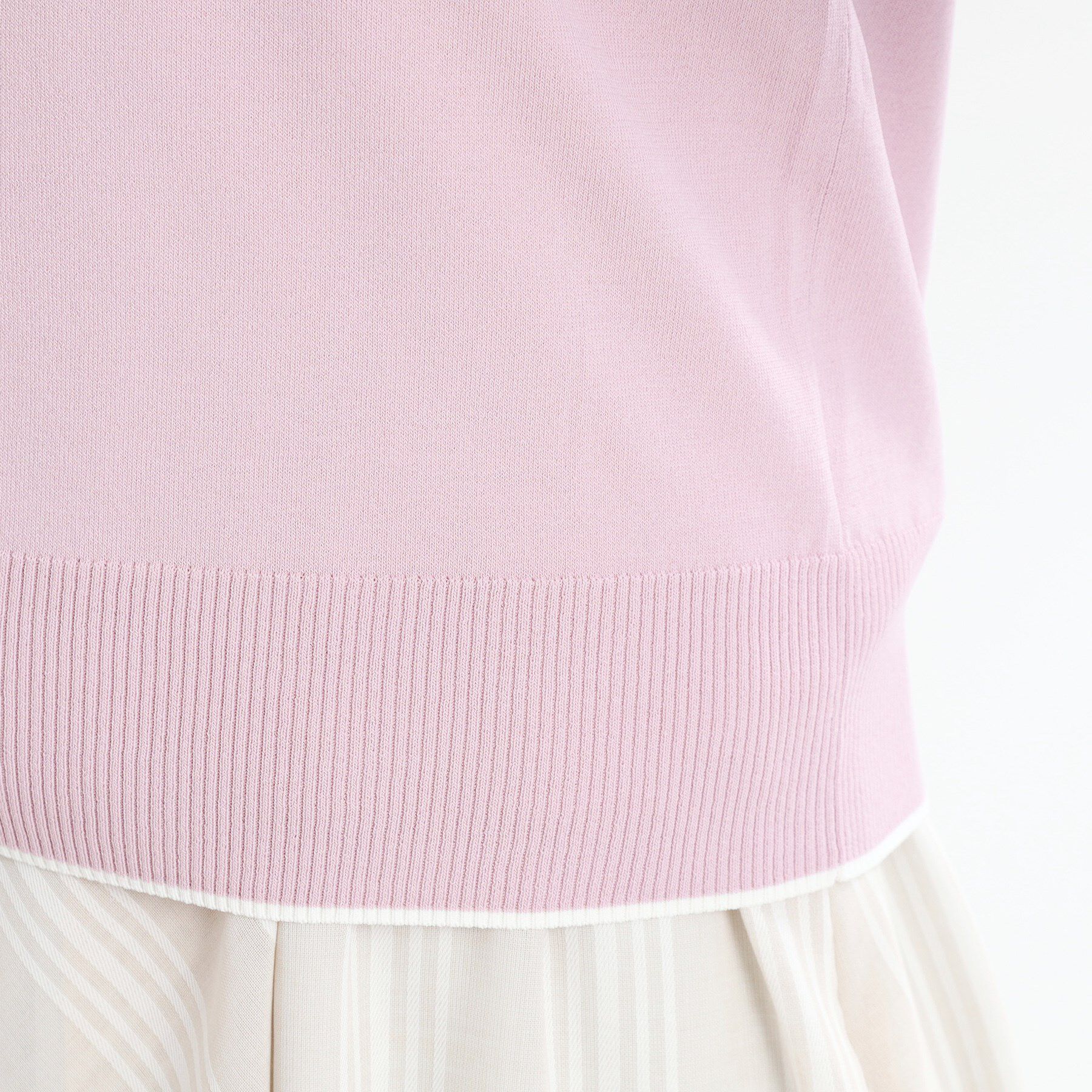 Reflect「【手洗い可／アンサンブル可】バイカラーカーディガン」|カーディガン|