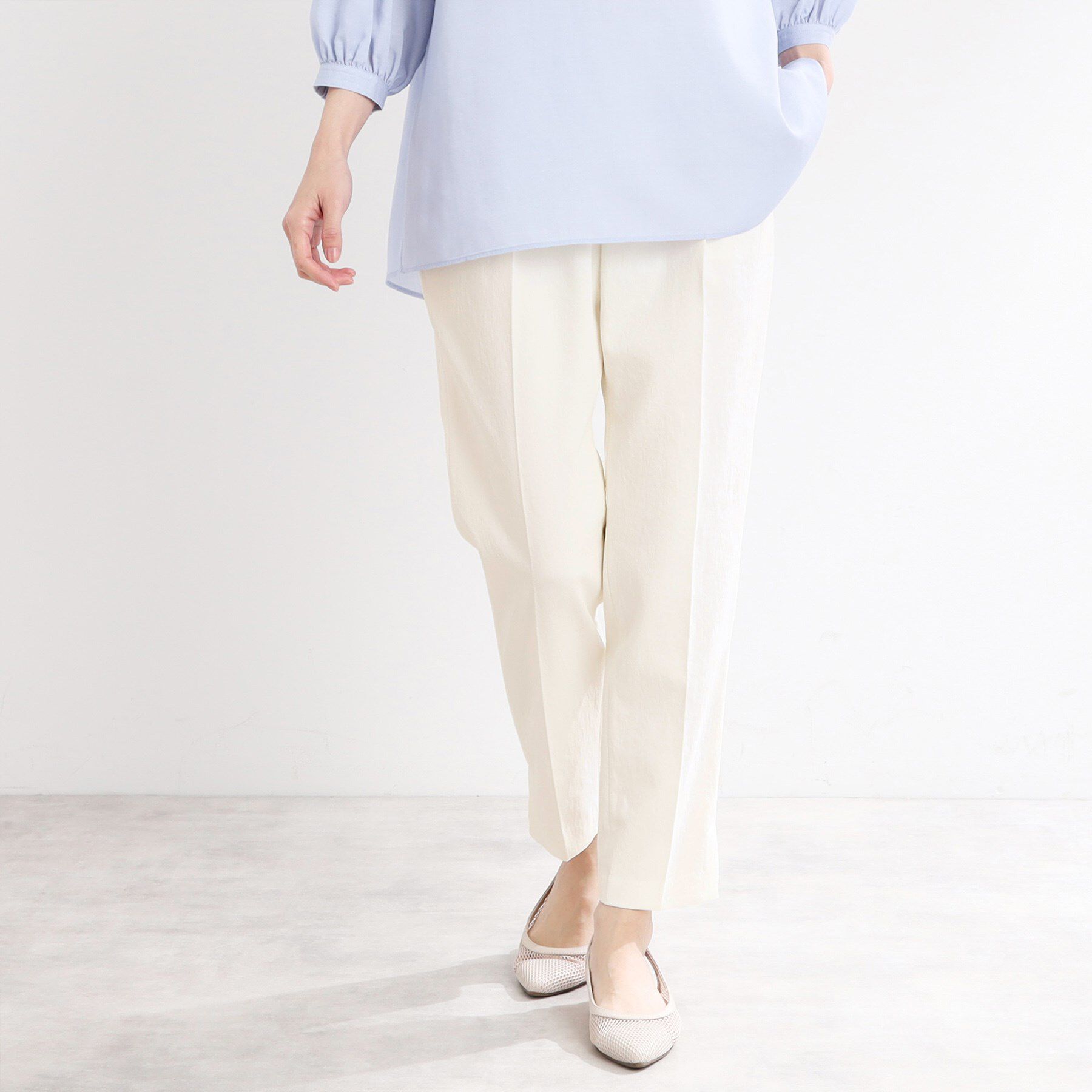 Reflect「【マシンウォッシュ可】リラクシーセンタープレスパンツ」|その他|