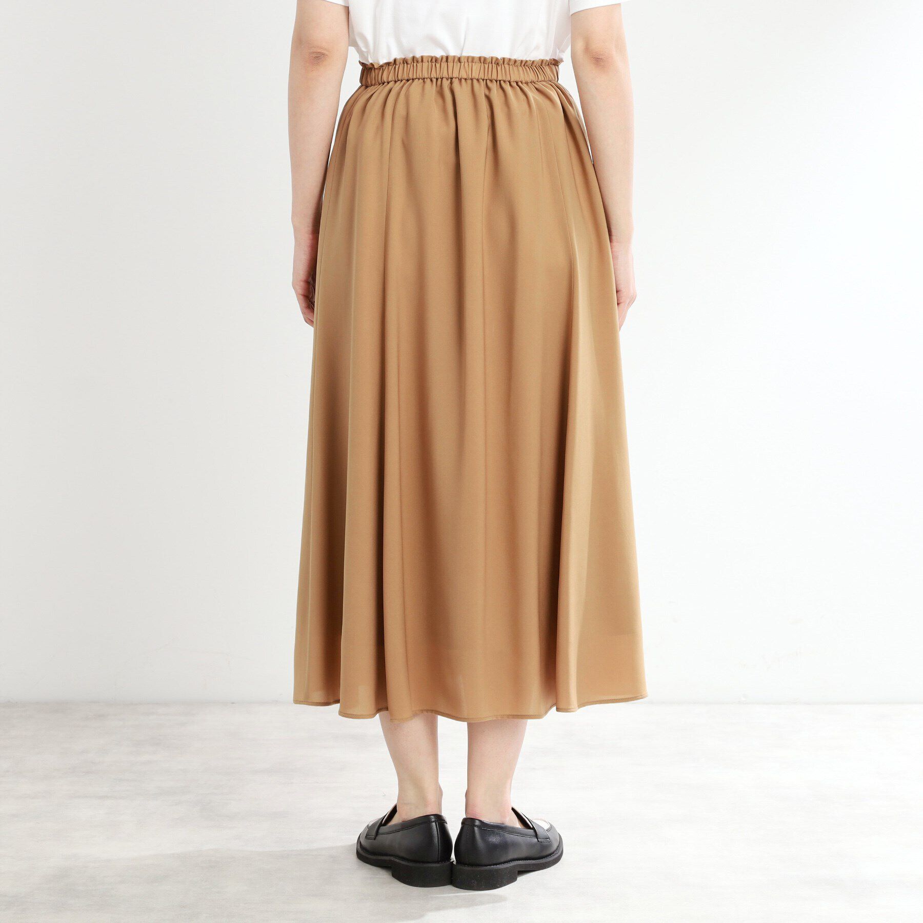 Reflect「【マシンウォッシュ可】フリュイドロングスカート」|スカート|