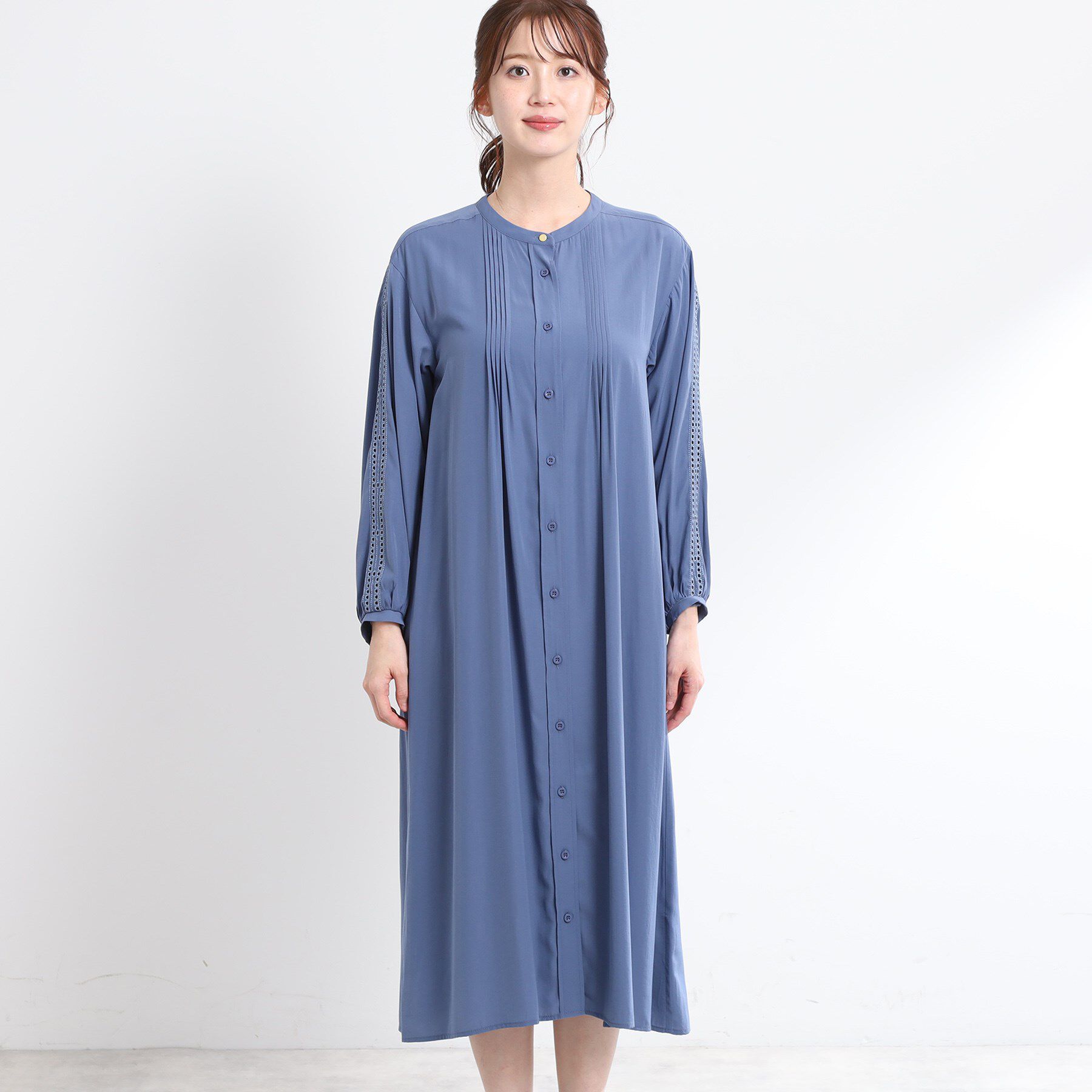 Reflect「【夏SALE／E‐QUALITY／羽織にも◎】エンブロイダリーワンピース」|ワンピース|