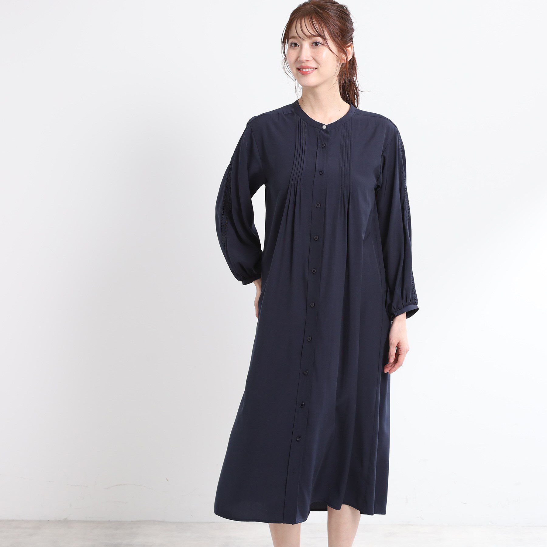 Reflect「【夏SALE／E‐QUALITY／羽織にも◎】エンブロイダリーワンピース」|ワンピース|