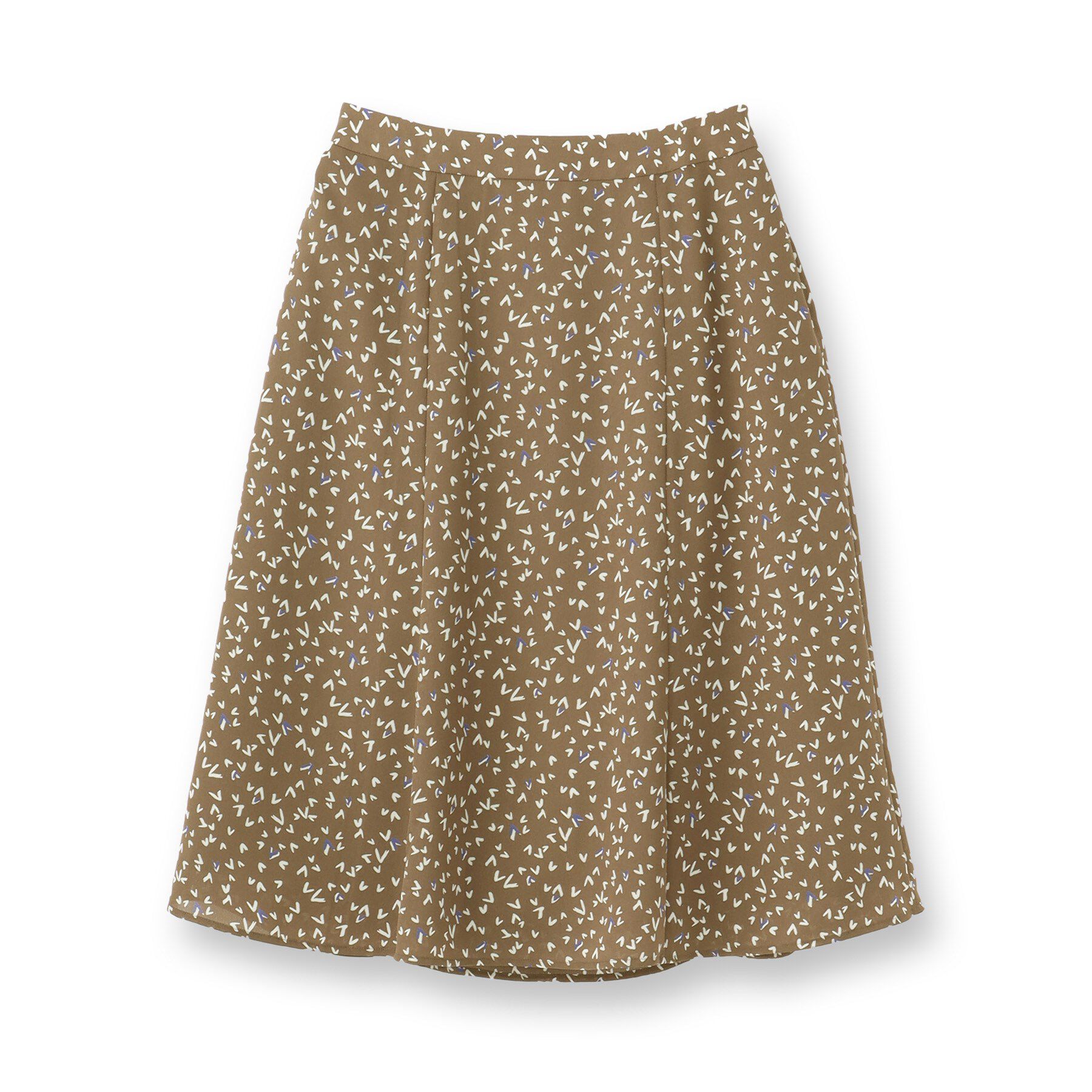 Reflect「【マシンウォッシュ可／セットアップ可】Aラインプリントスカート」|スカート|