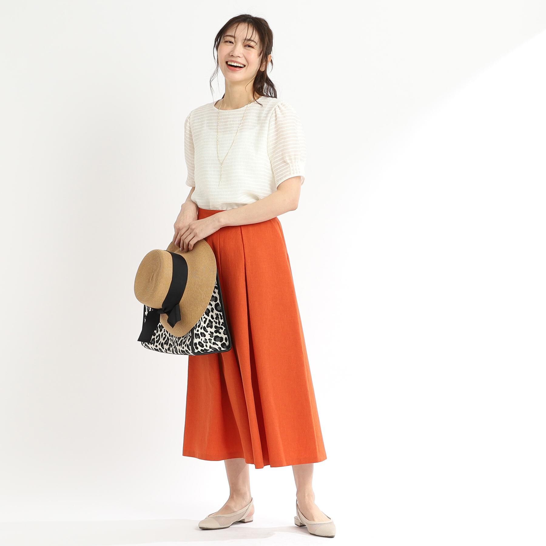 Reflect「【夏SALE／手洗い可】トゥインクルボーダーブラウス」|シャツ・ブラウス|