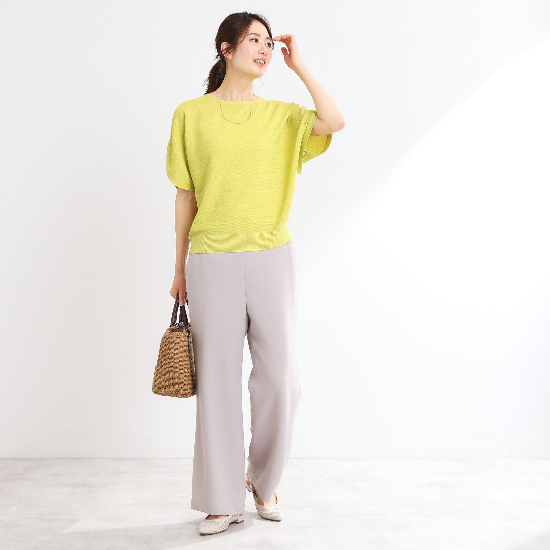 Reflect「ドライタッチプルオーバーニット」|ニット・セーター|