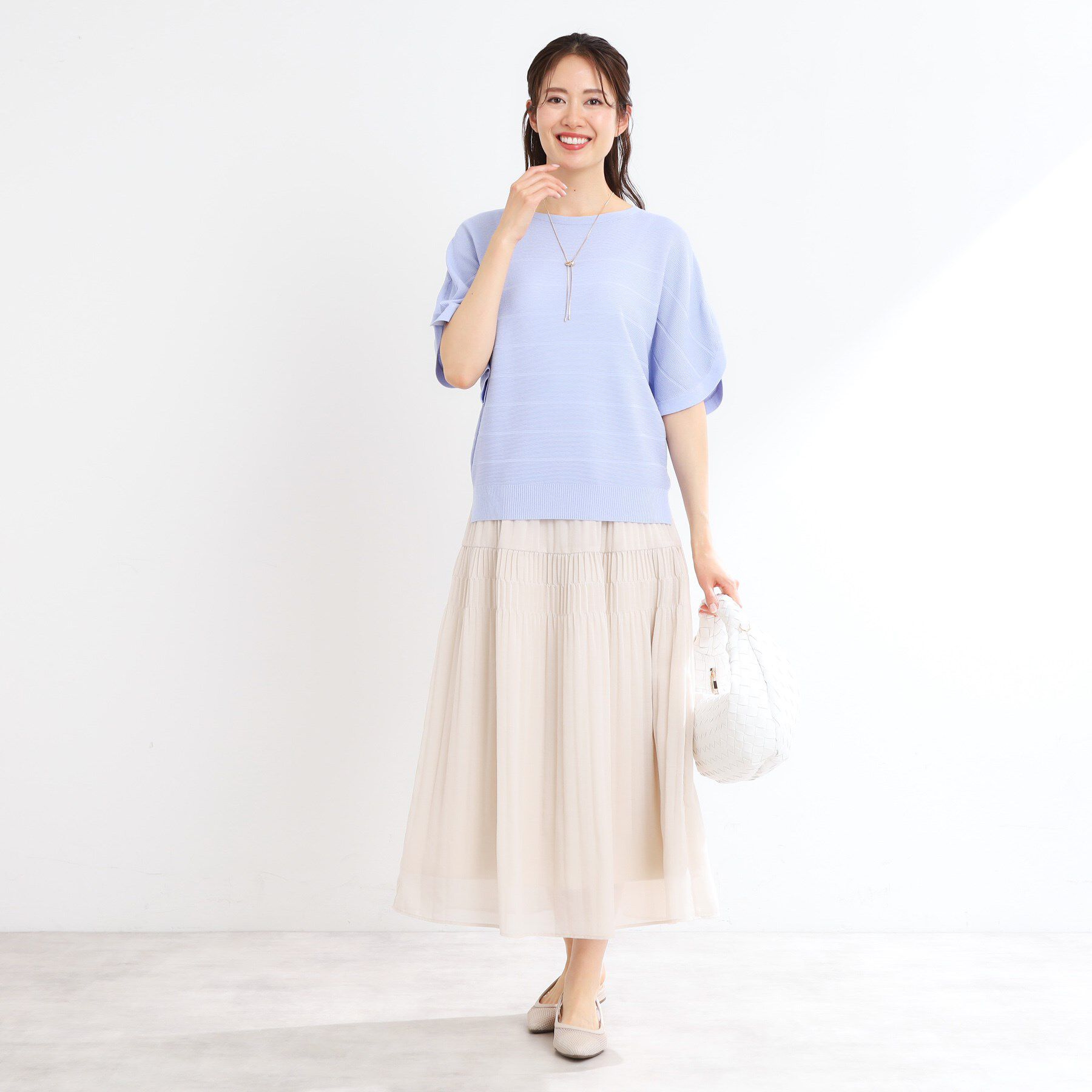 Reflect「ドライタッチプルオーバーニット」|ニット・セーター|