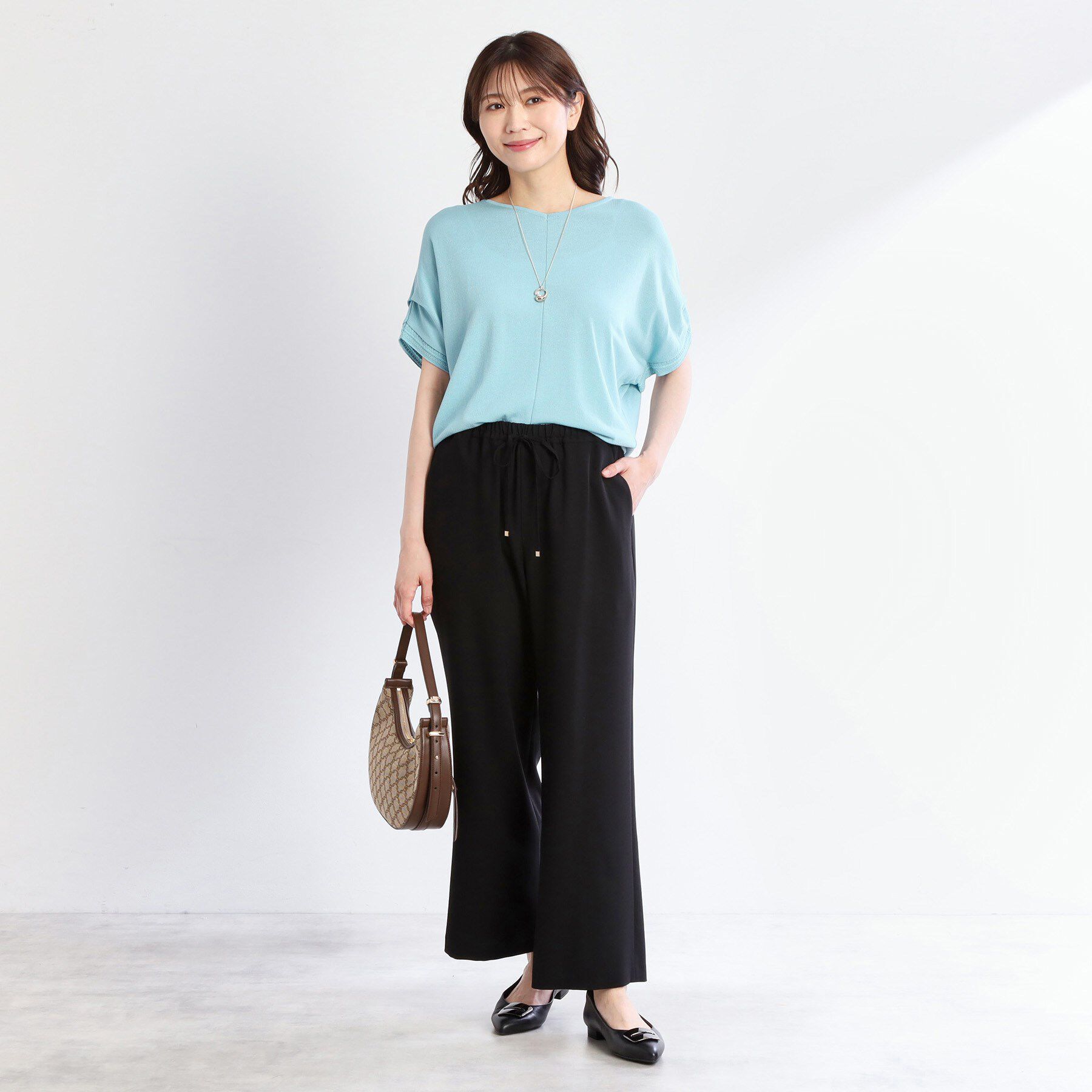 Reflect「【選べる7色◎／手洗い可／二の腕カバー】半袖ニット」|ニット・セーター|