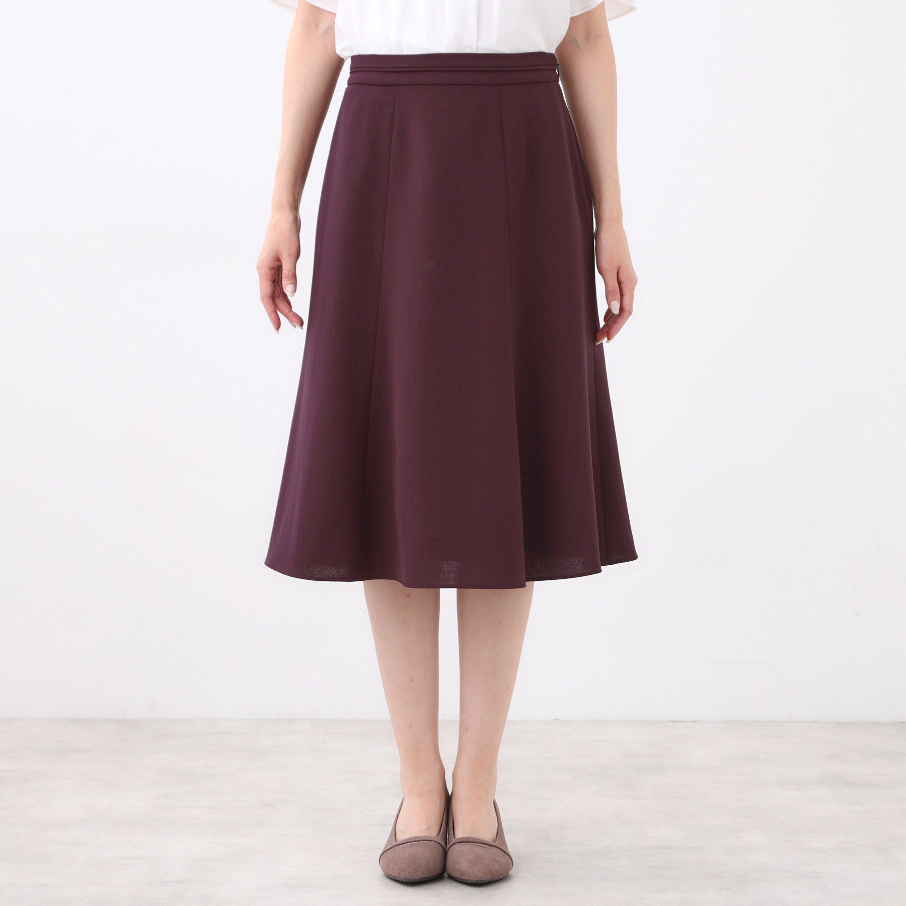 Reflect「【美シルエット】ソフトマーメイドスカート」|スカート|